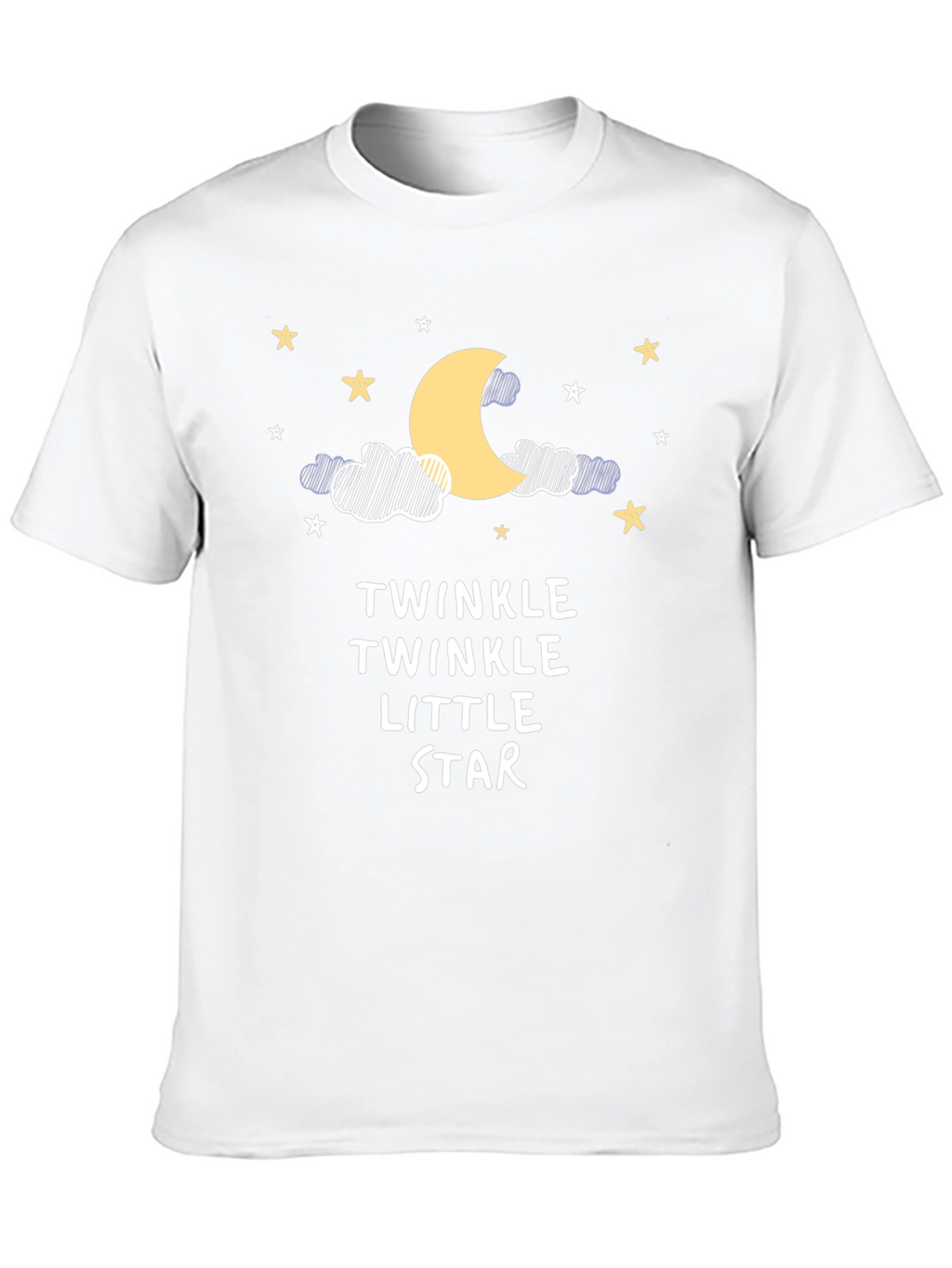 Twinkle Star Graphic Tee - Black Cotton T-Shirt