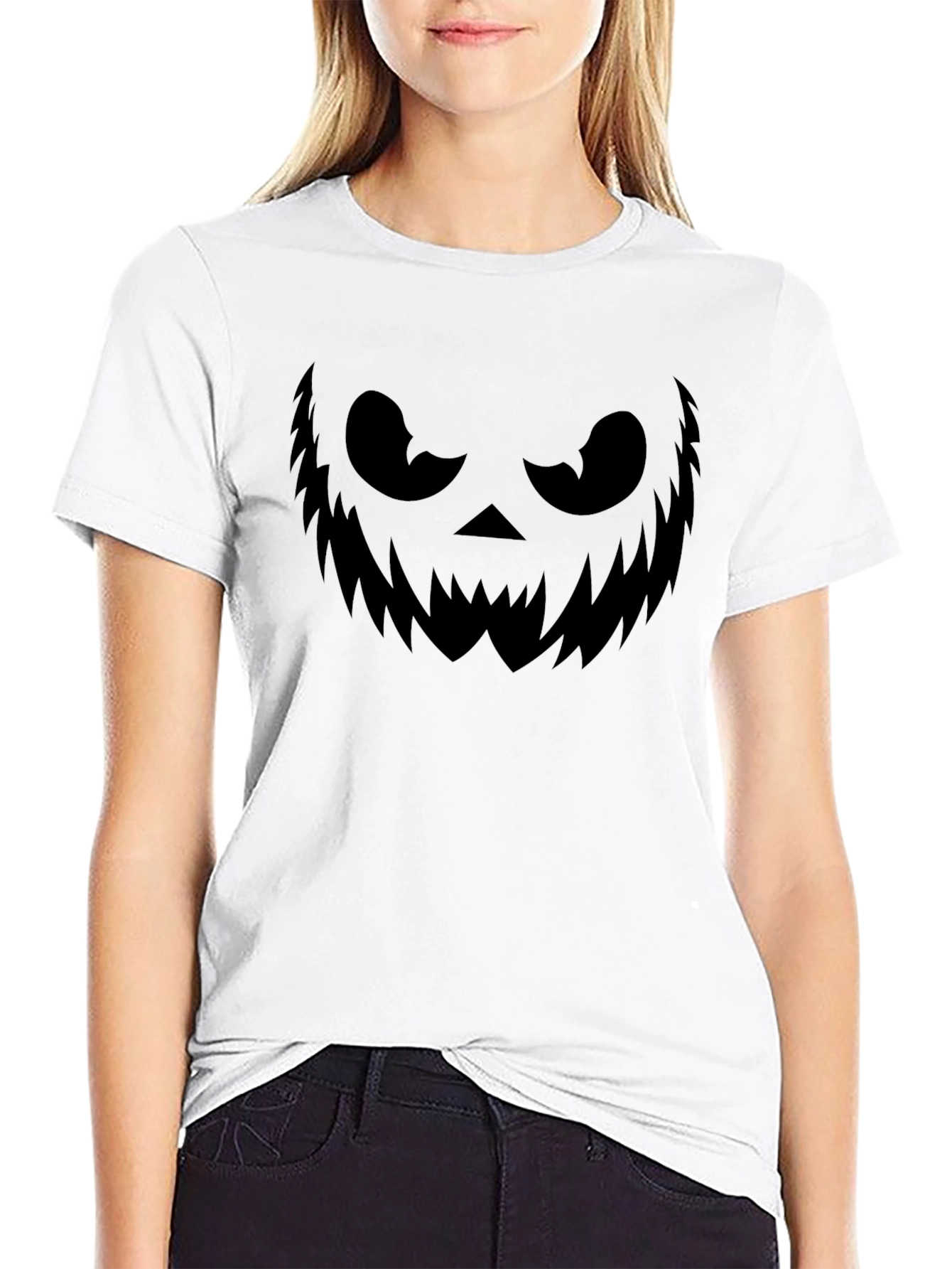 Spooky Jack-O-Lantern T-Shirt - Halloween Style