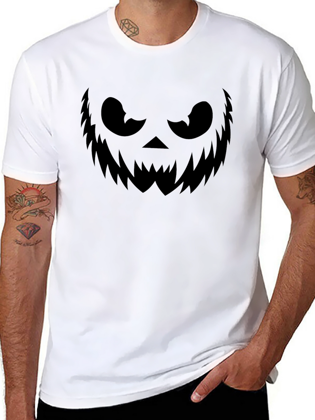 Spooky Jack-O-Lantern T-Shirt - Halloween Style