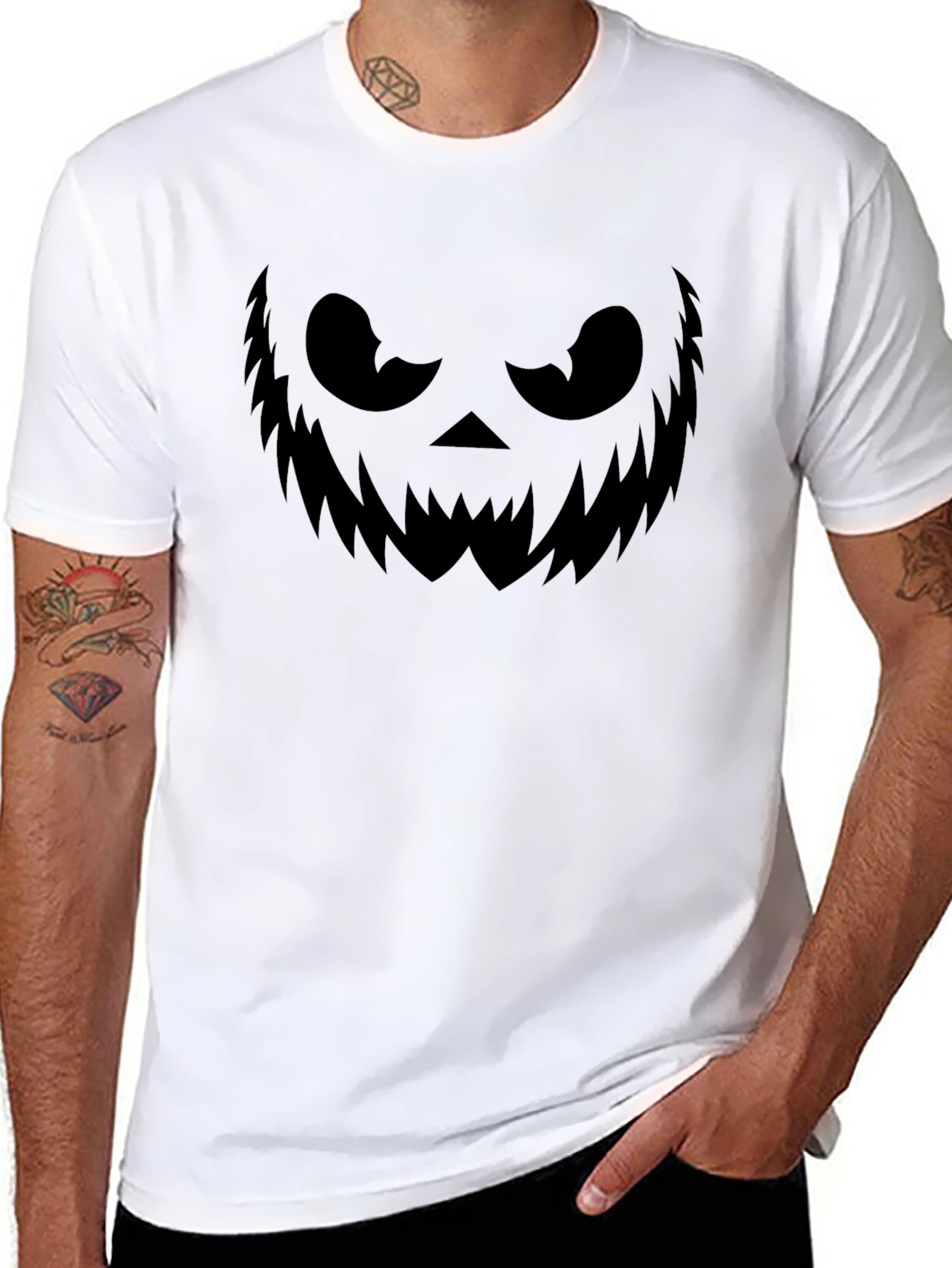 Spooky Jack-O-Lantern T-Shirt - Halloween Style