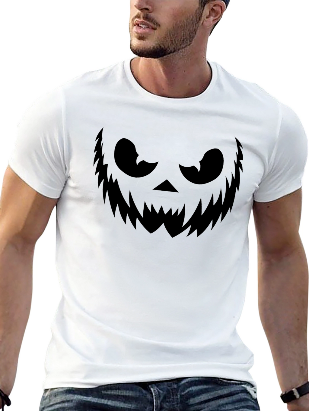 Spooky Jack-O-Lantern T-Shirt - Halloween Style