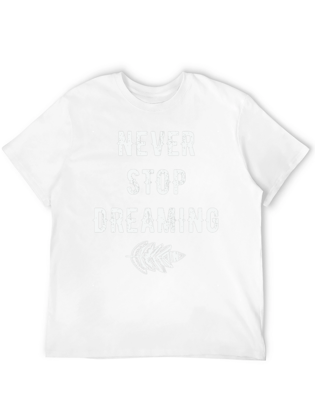 Never Stop Dreaming Black Graphic Tee
