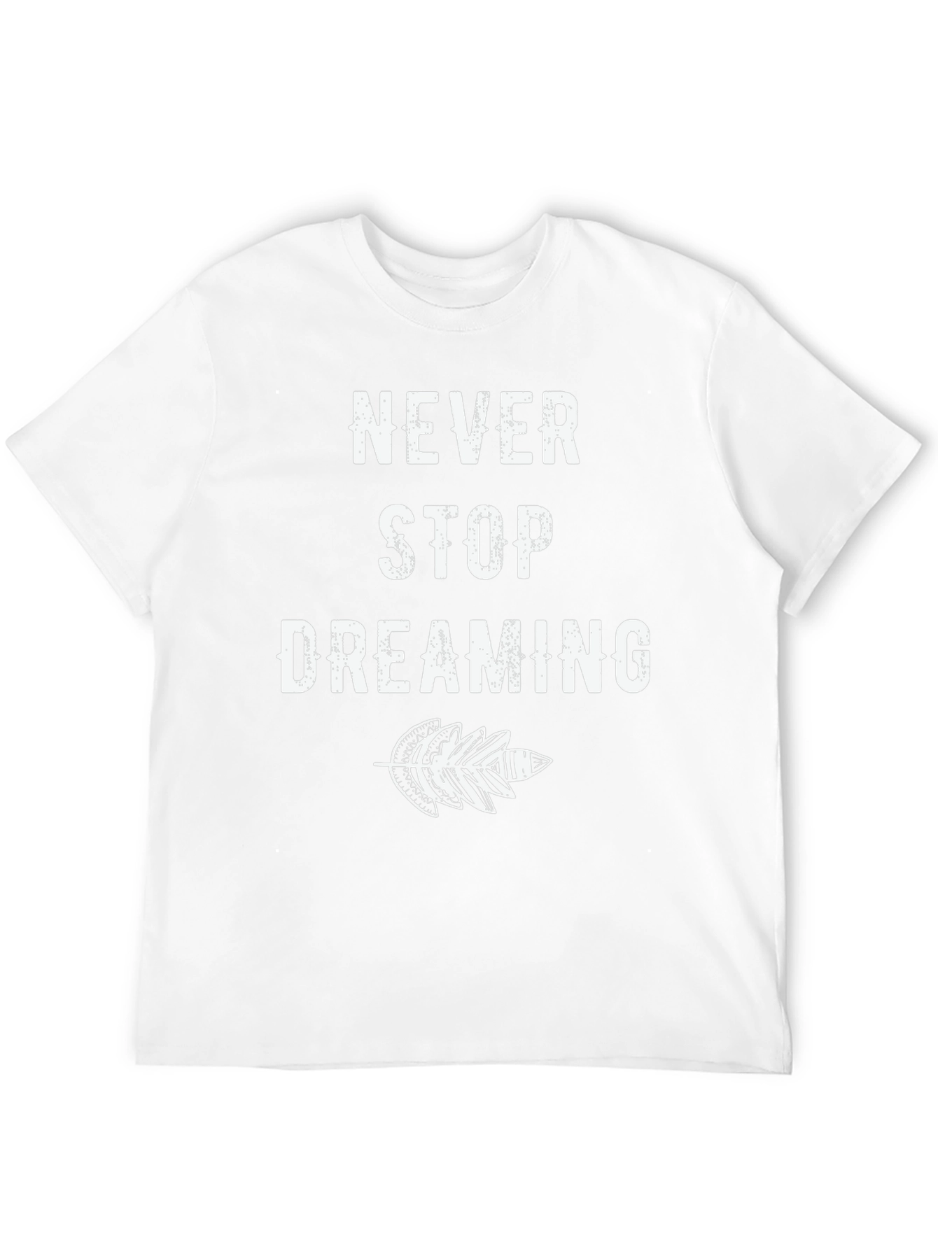 Never Stop Dreaming Black Graphic Tee