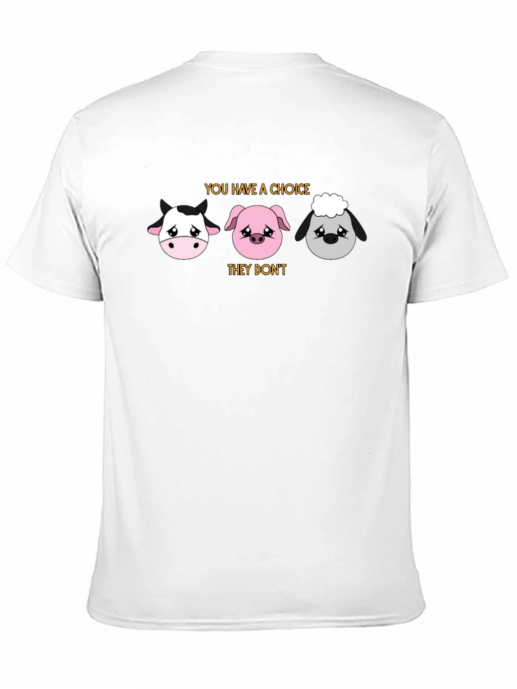 Vegan Choice T-Shirt - Animal Rights Tee