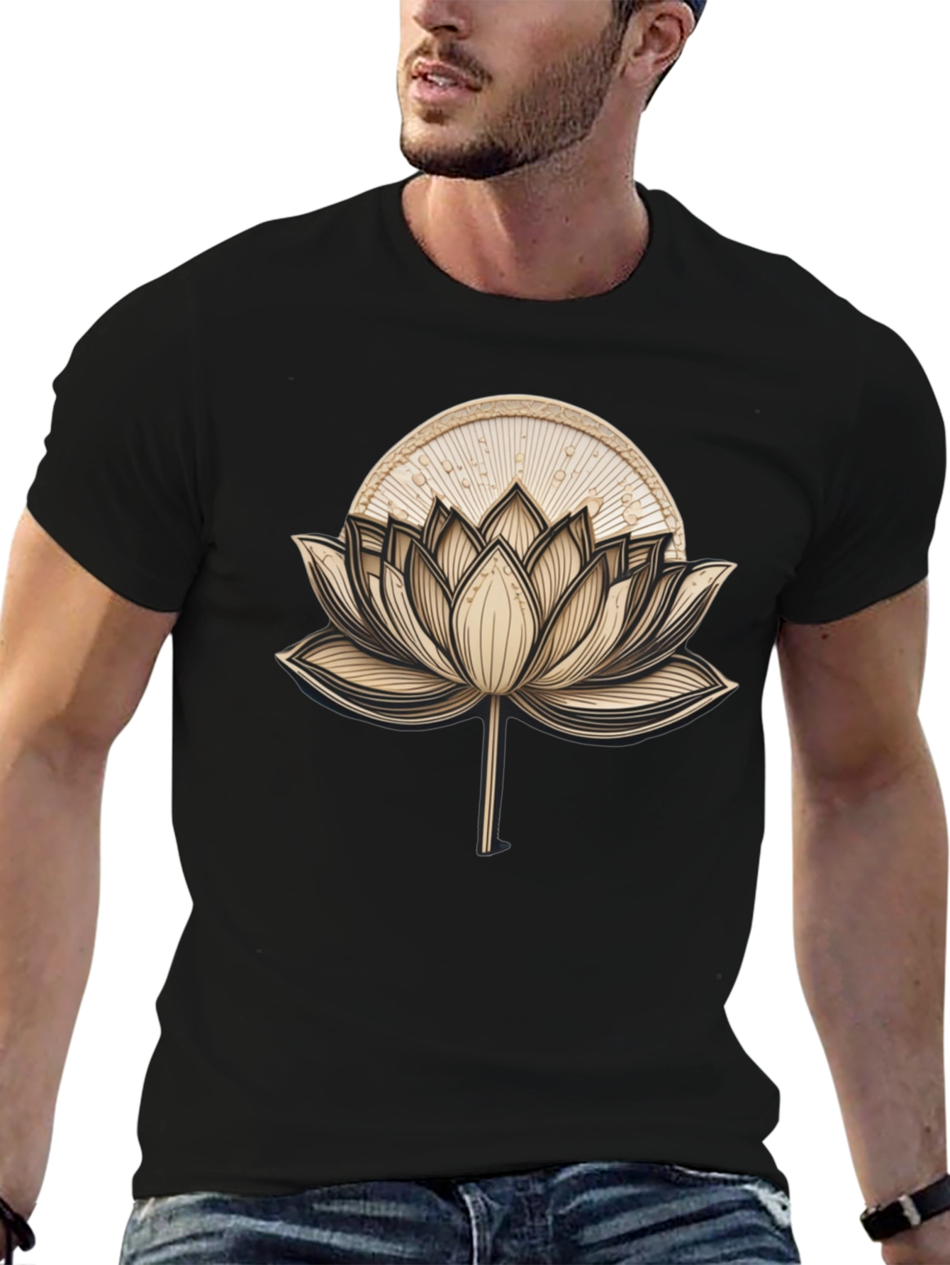 Lotus Flower Graphic Tee