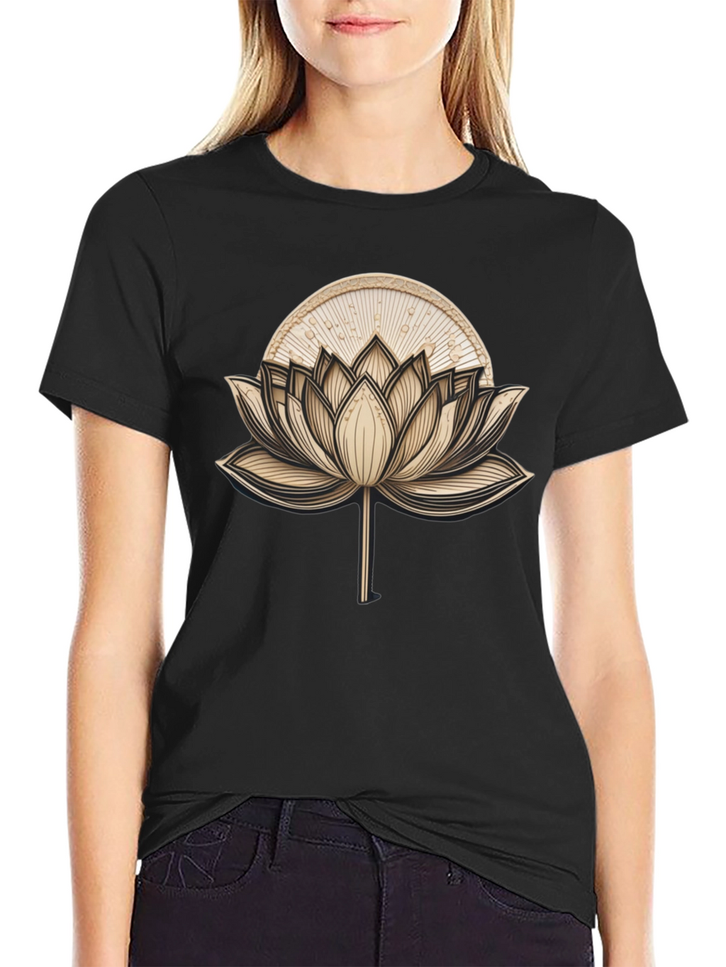 Lotus Flower Graphic Tee