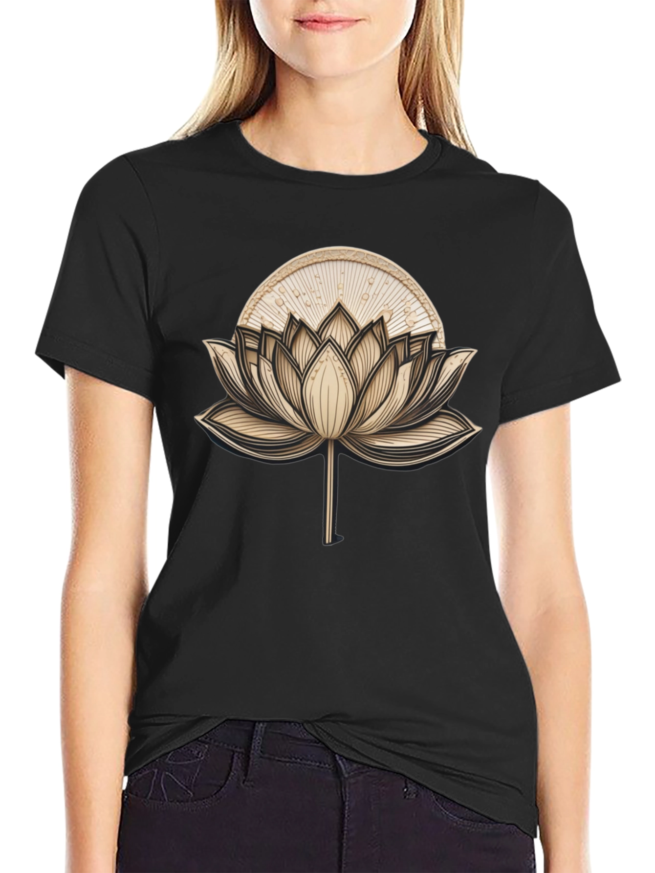 Lotus Flower Graphic Tee