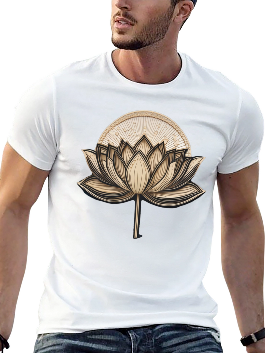 Lotus Flower Graphic Tee