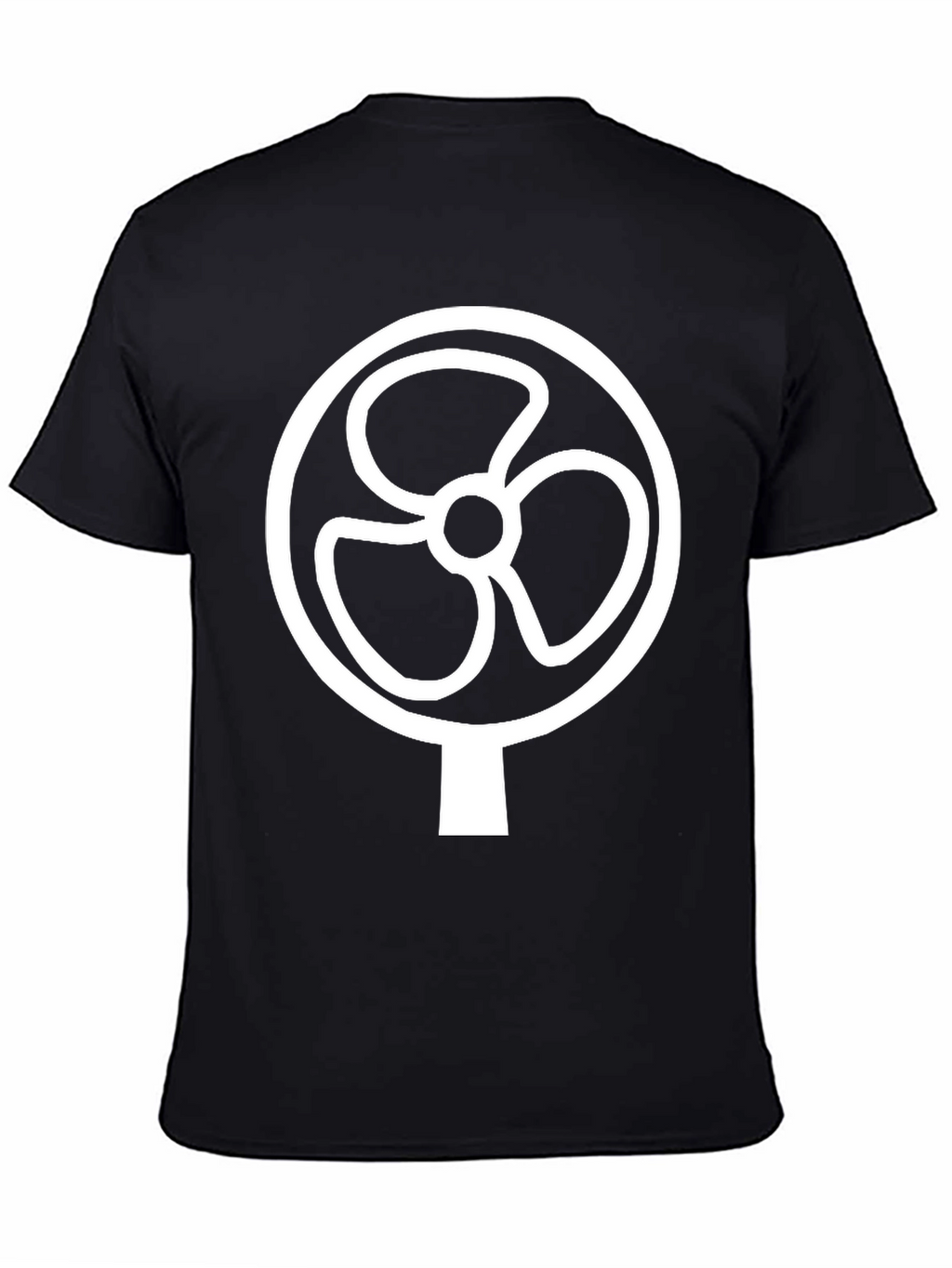 Fan Graphic Tee - Cool & Casual Black T-Shirt