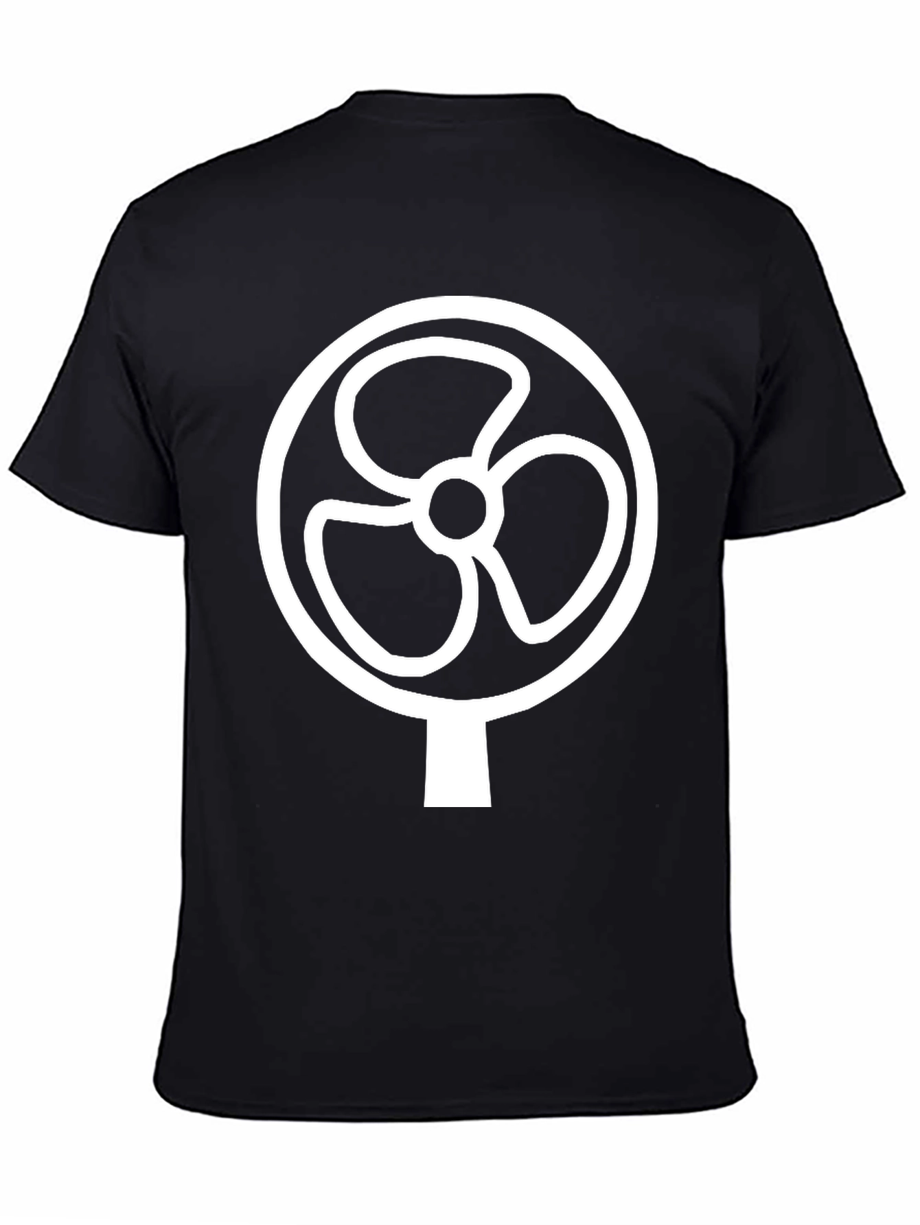 Fan Graphic Tee - Cool & Casual Black T-Shirt