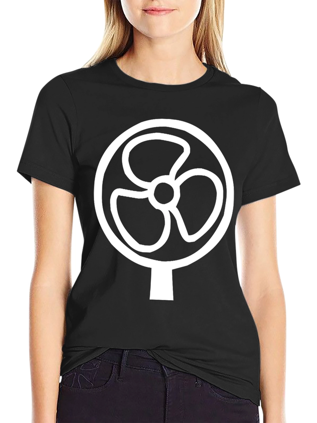 Fan Graphic Tee - Cool & Casual Black T-Shirt