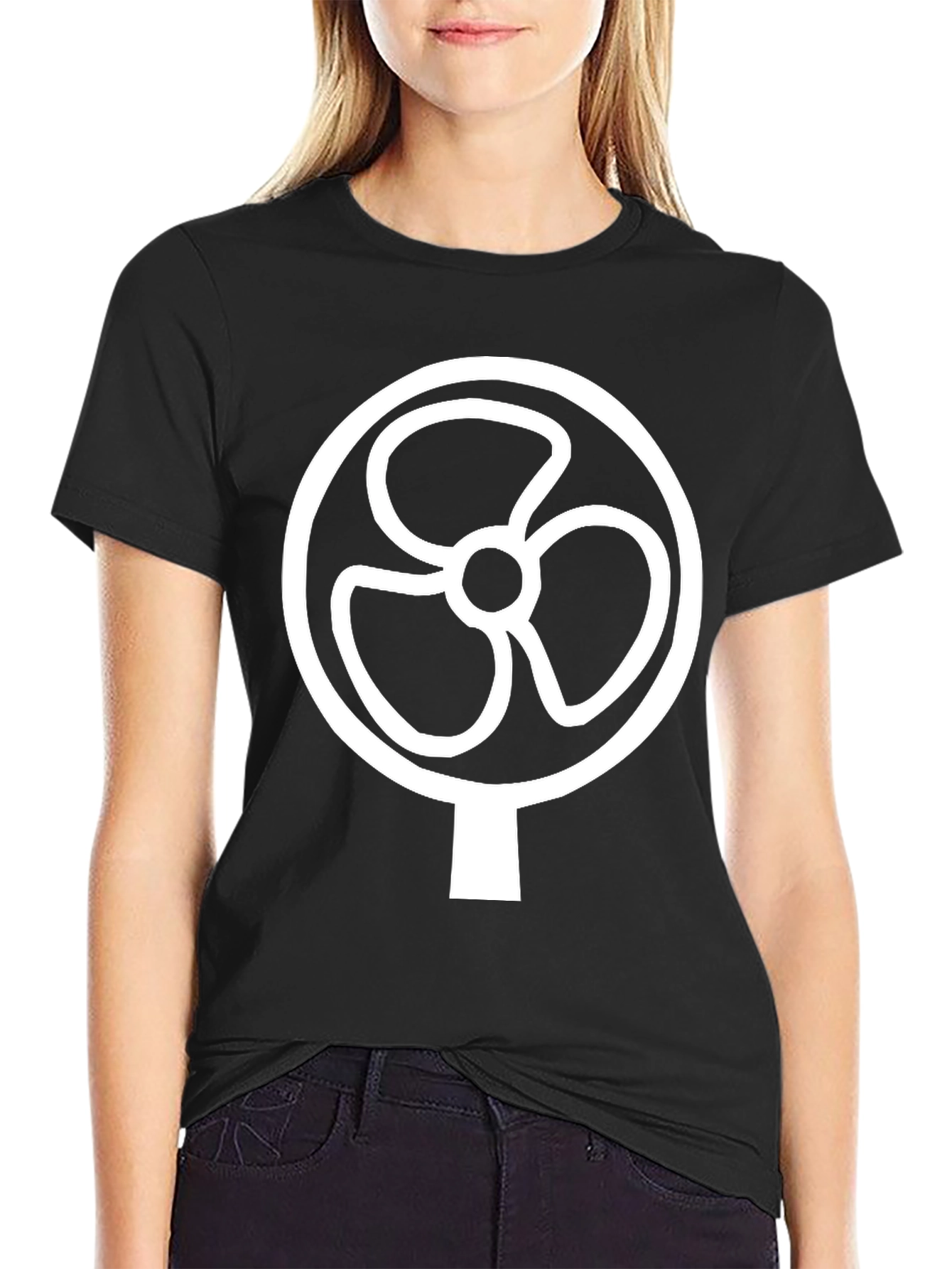 Fan Graphic Tee - Cool & Casual Black T-Shirt