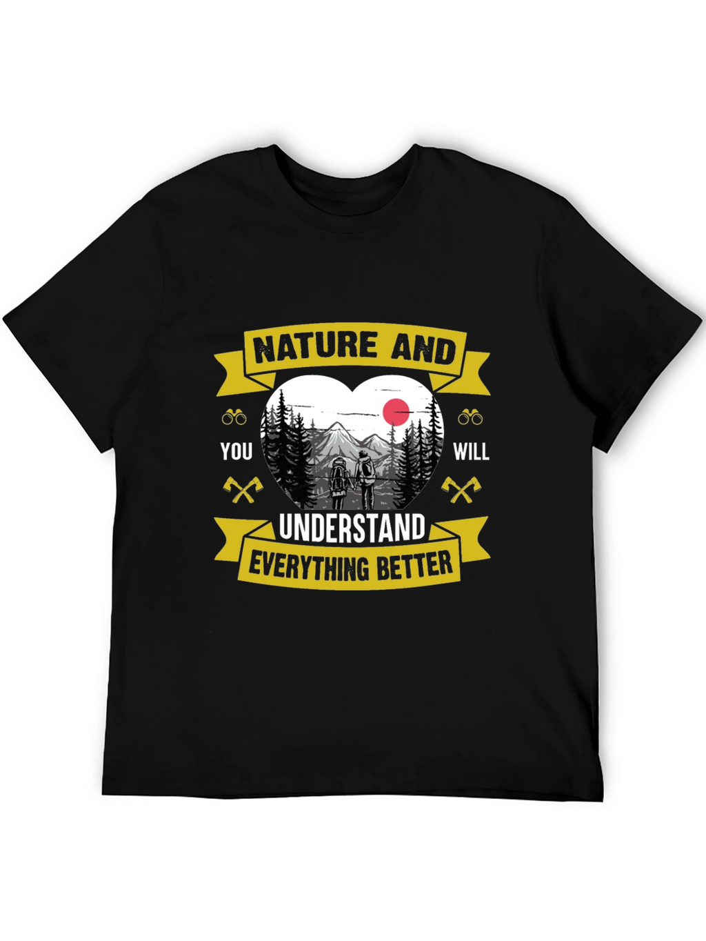 Nature and Hiking Graphic T-Shirt