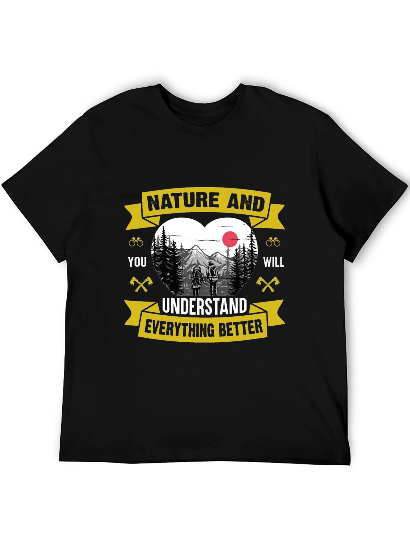 Nature and Hiking Graphic T-Shirt