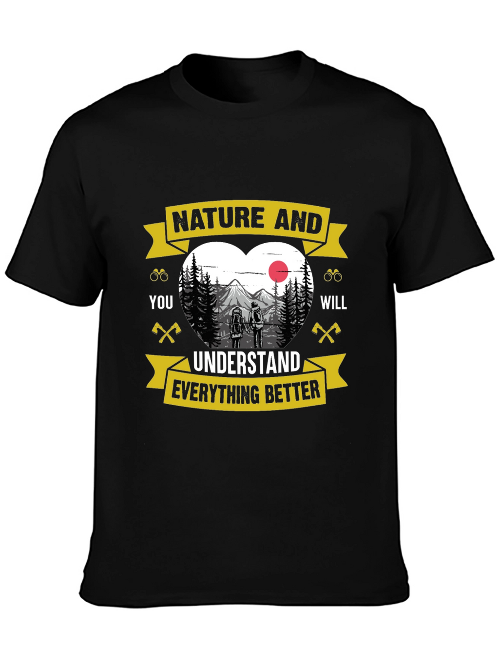 Nature and Hiking Graphic T-Shirt