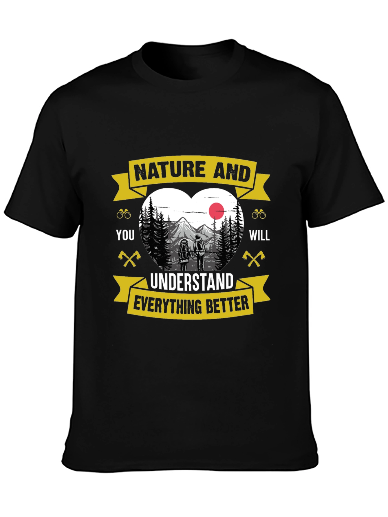 Nature and Hiking Graphic T-Shirt