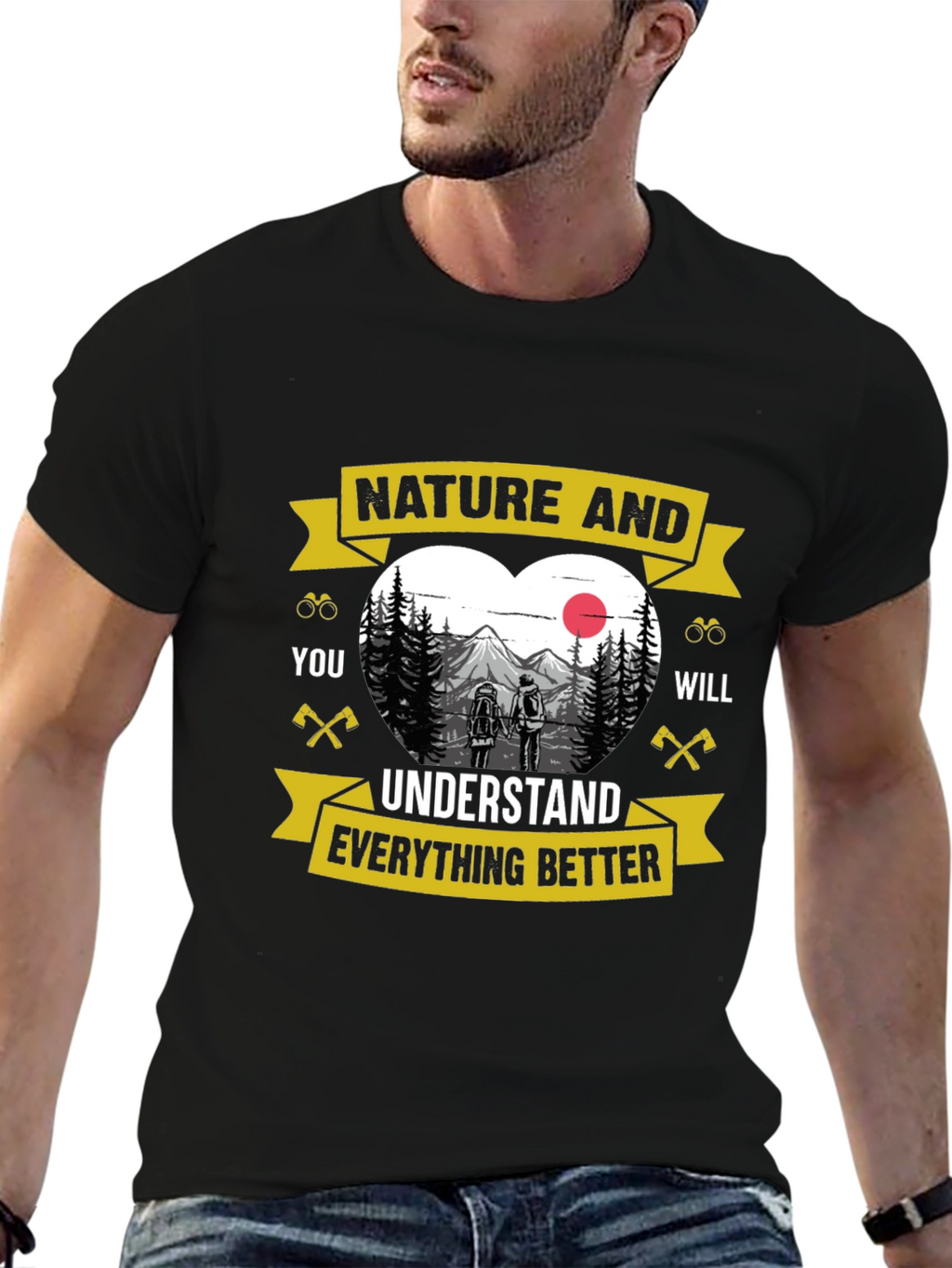 Nature and Hiking Graphic T-Shirt