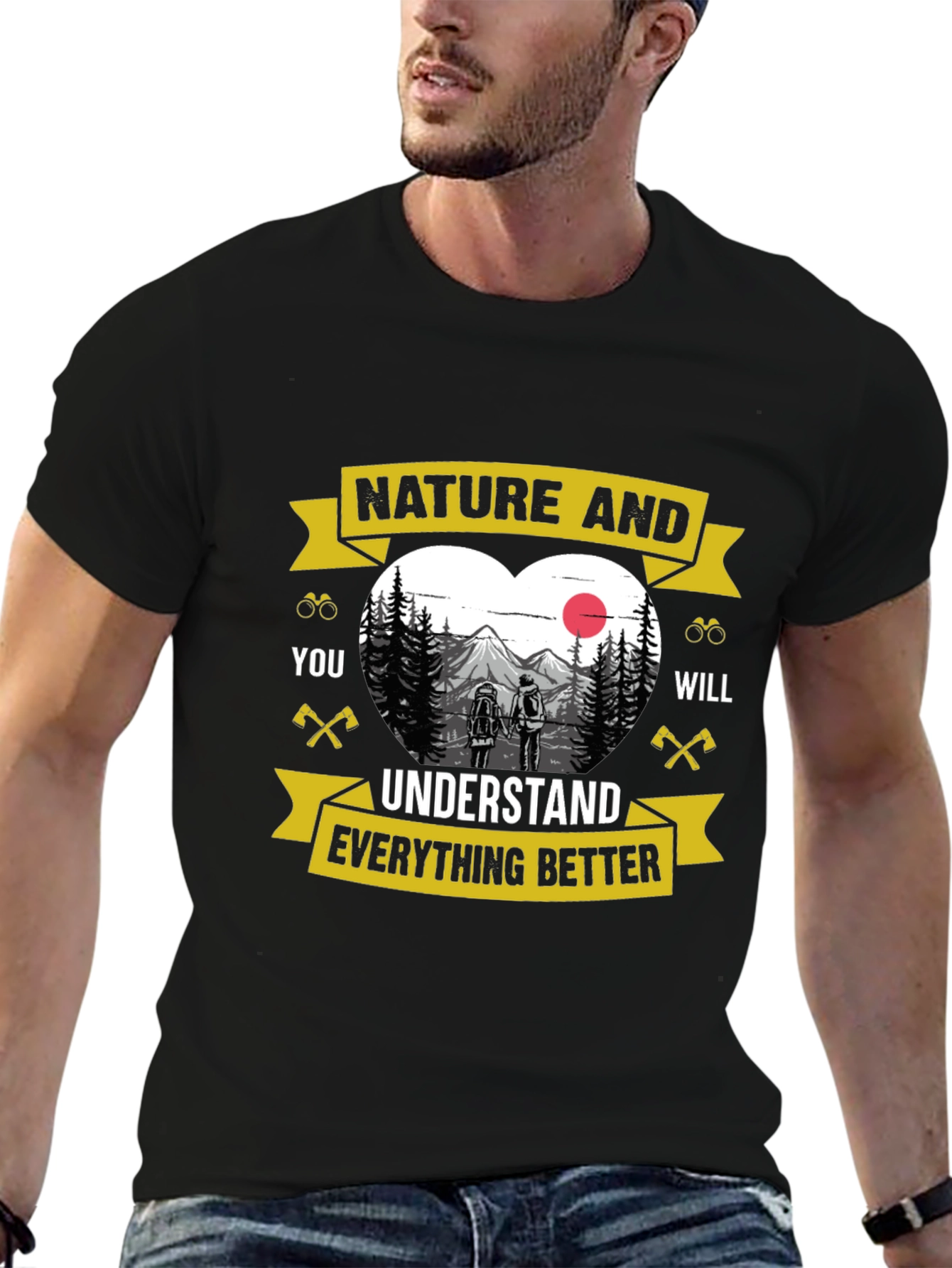 Nature and Hiking Graphic T-Shirt