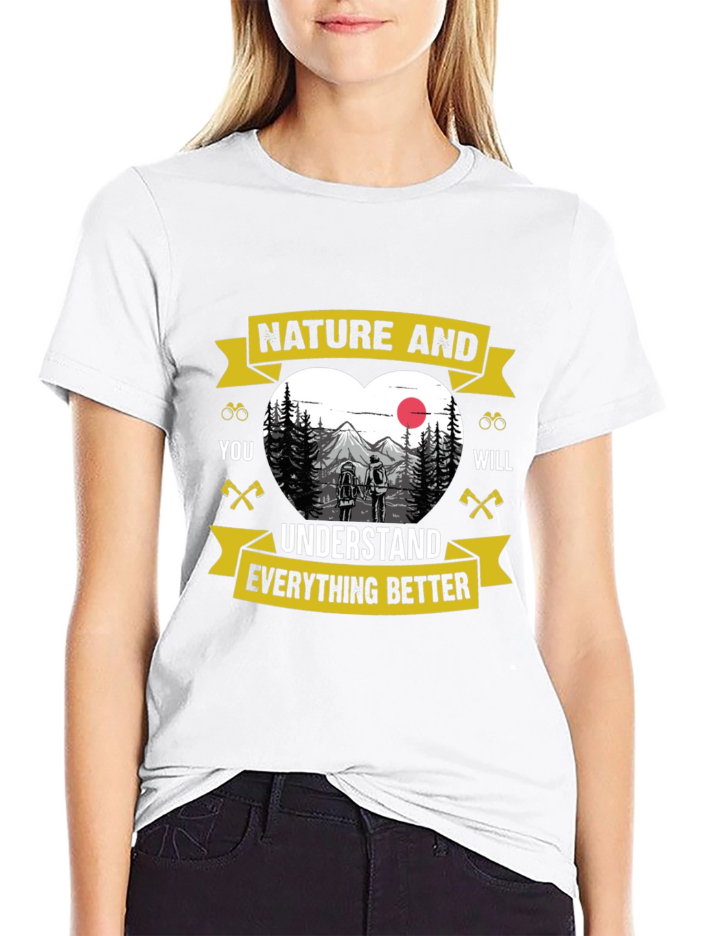 Nature and Hiking Graphic T-Shirt
