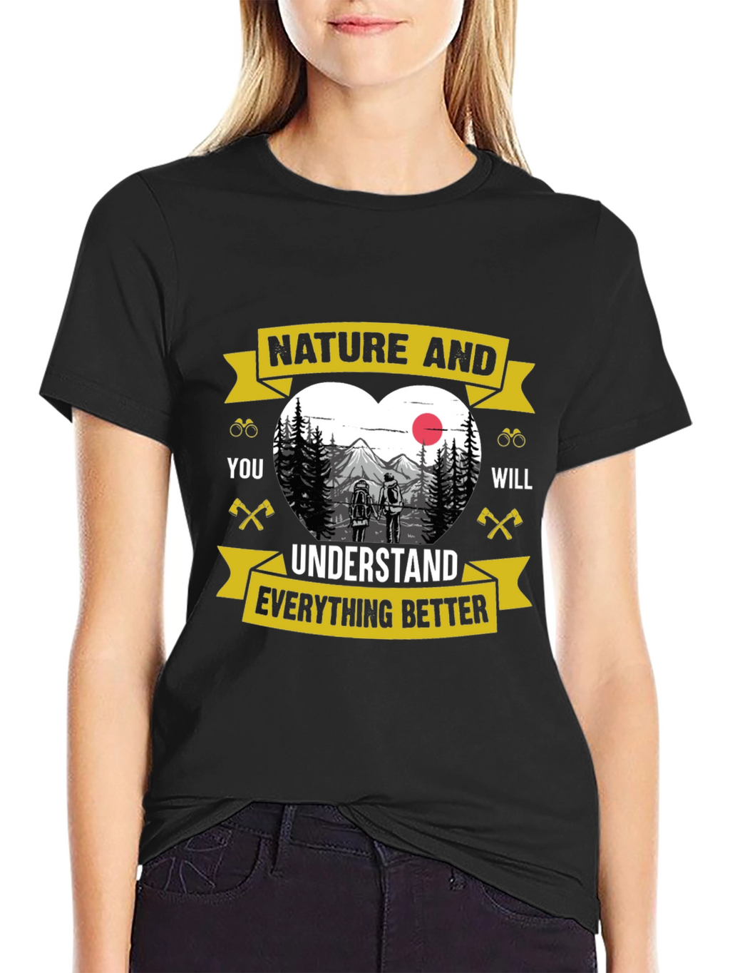 Nature and Hiking Graphic T-Shirt