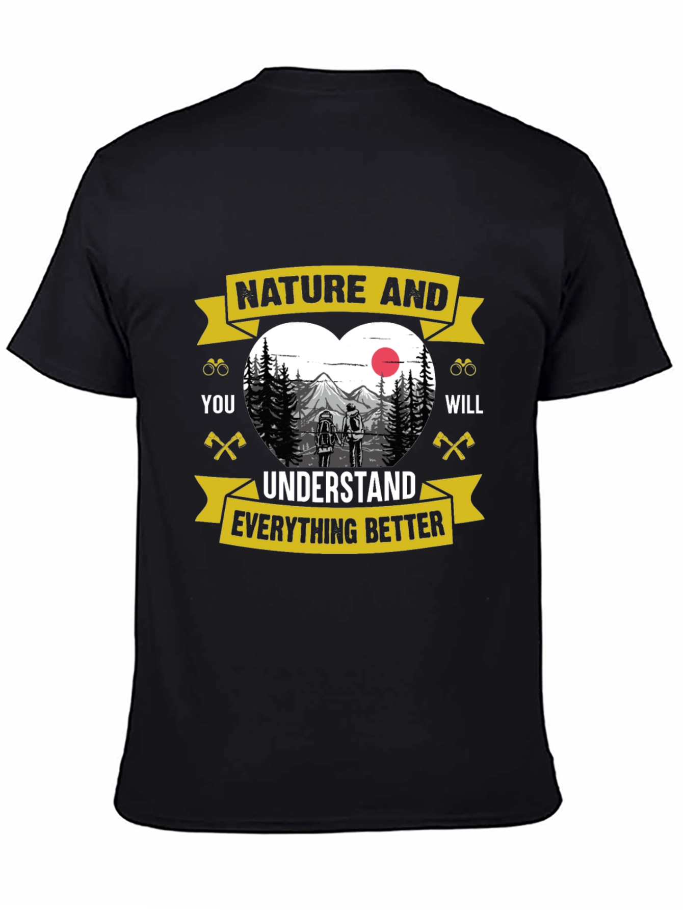 Nature and Hiking Graphic T-Shirt