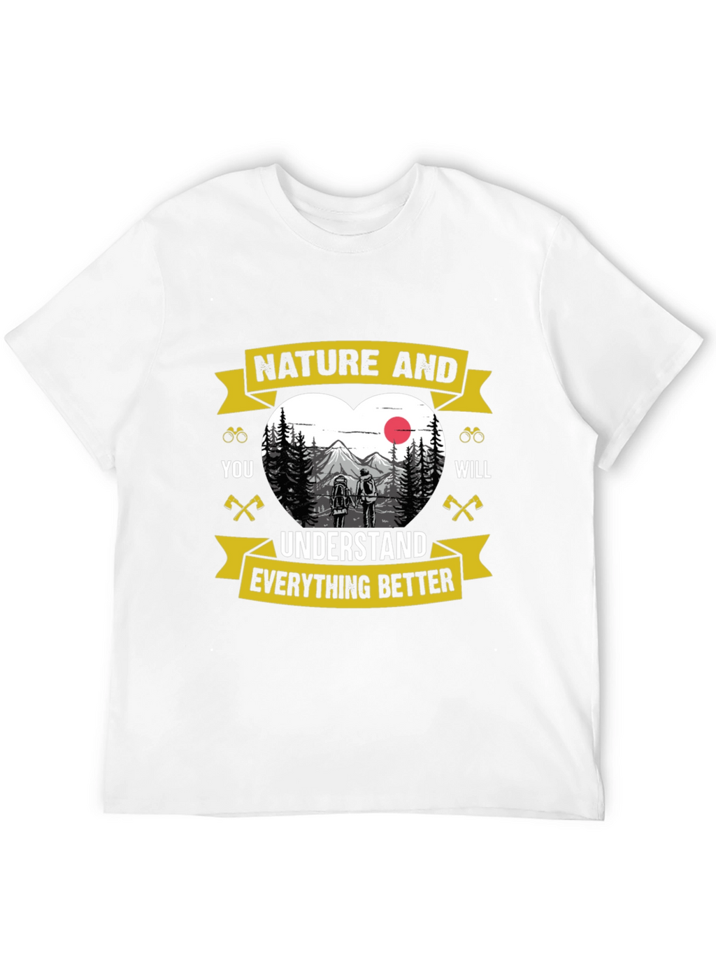 Nature and Hiking Graphic T-Shirt