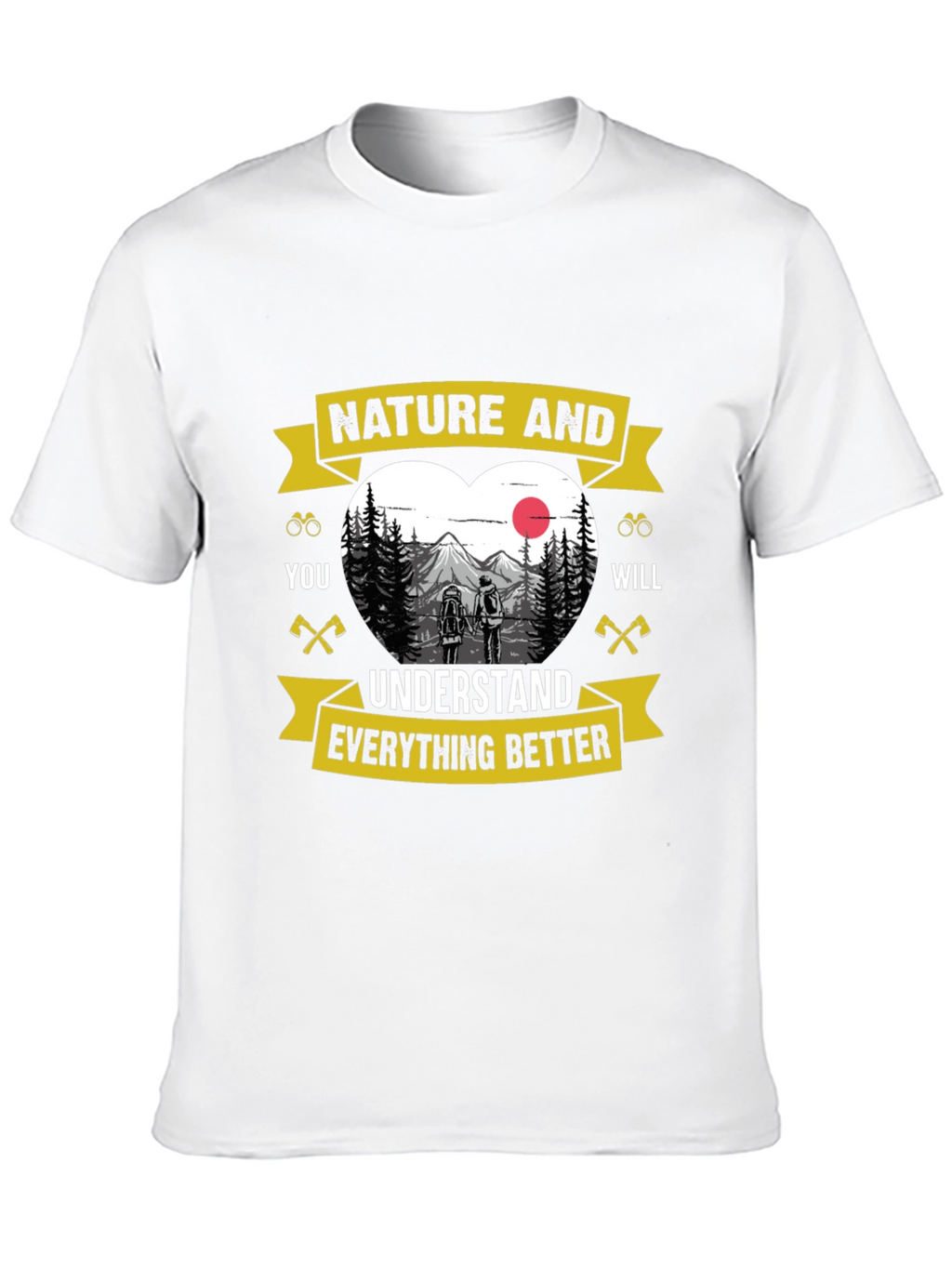 Nature and Hiking Graphic T-Shirt