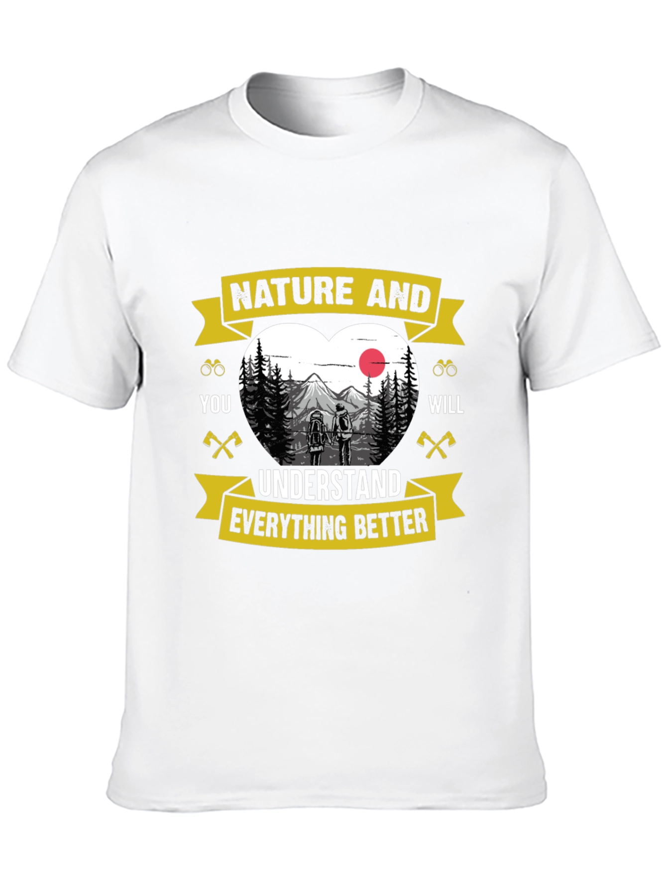 Nature and Hiking Graphic T-Shirt