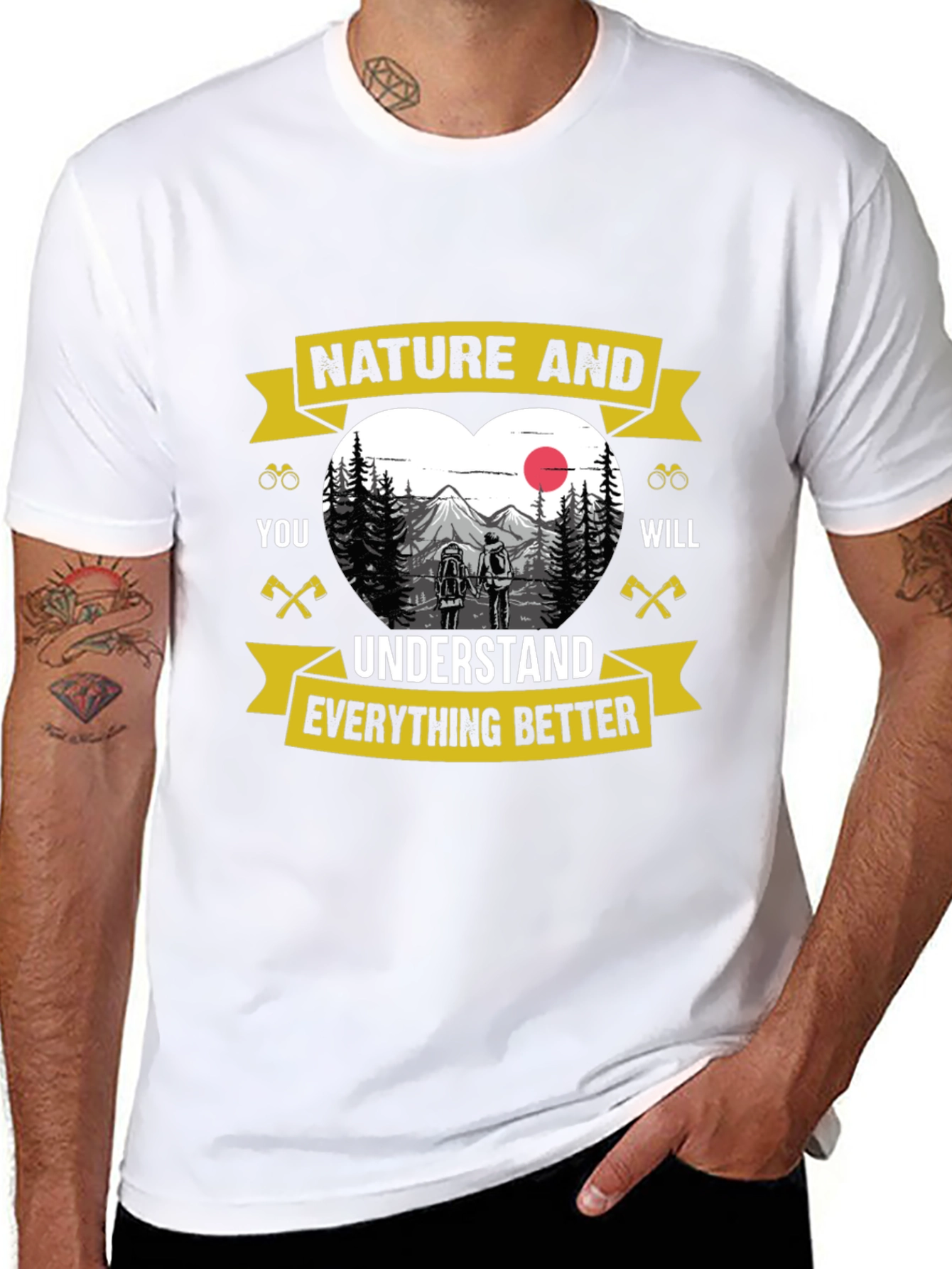 Nature and Hiking Graphic T-Shirt