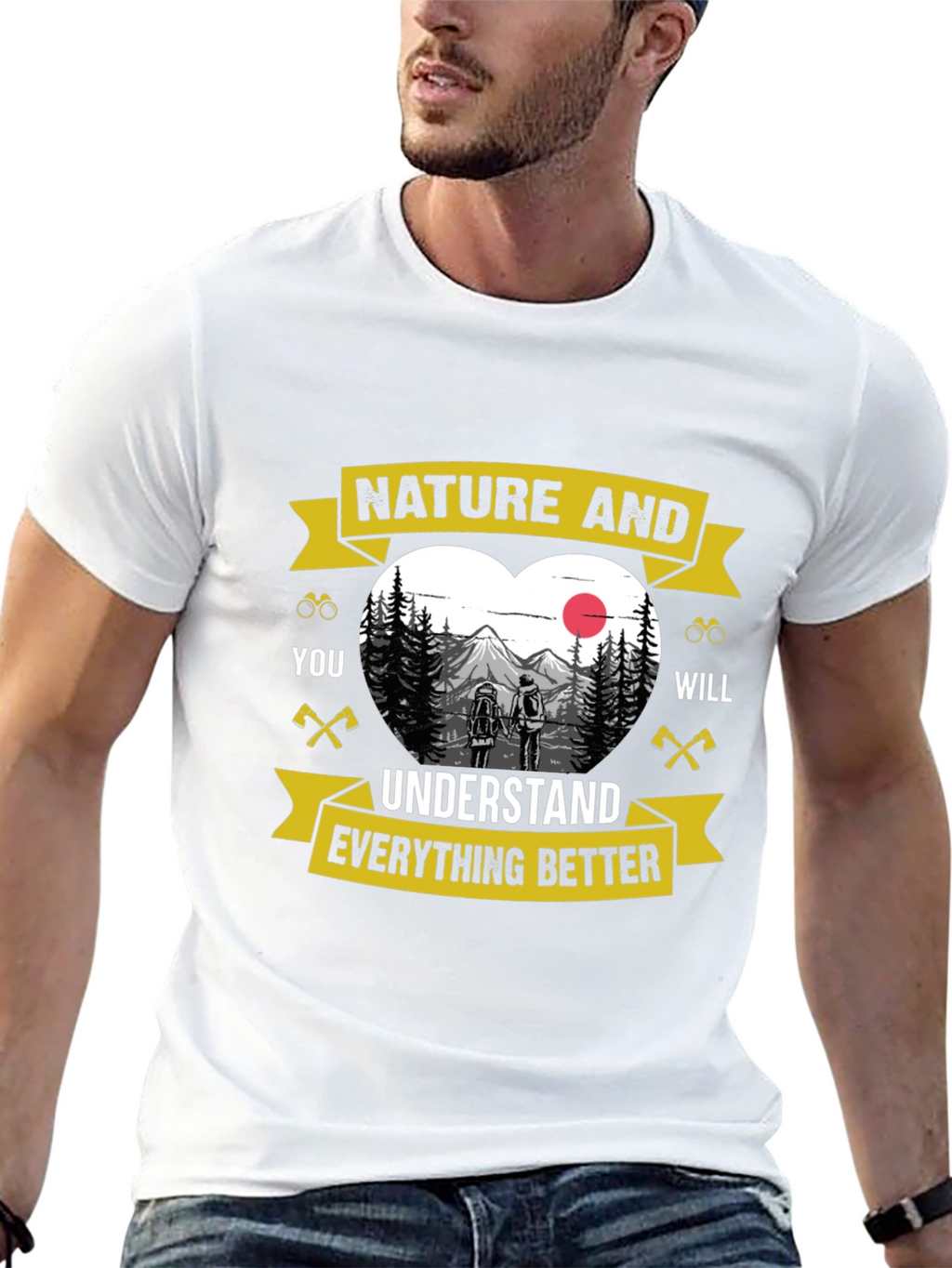 Nature and Hiking Graphic T-Shirt