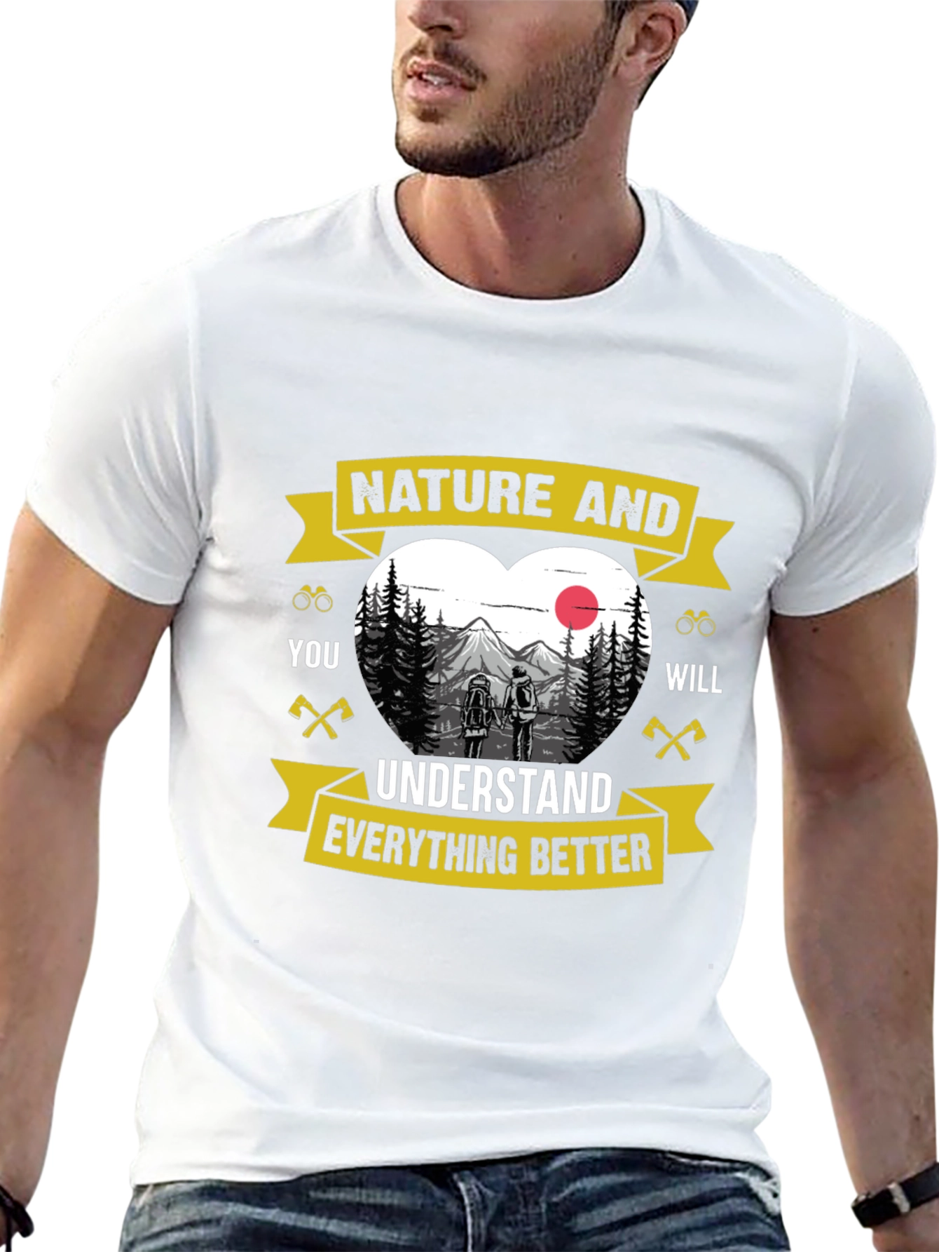 Nature and Hiking Graphic T-Shirt