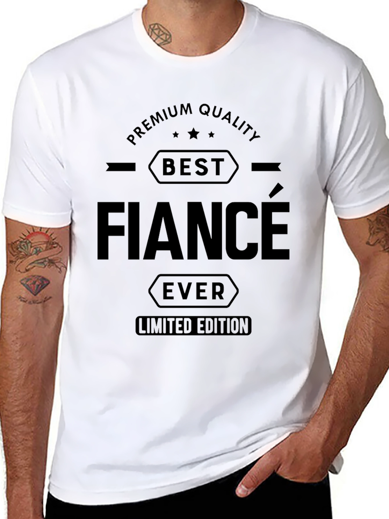 Best Fiance Ever Premium Quality T-Shirt
