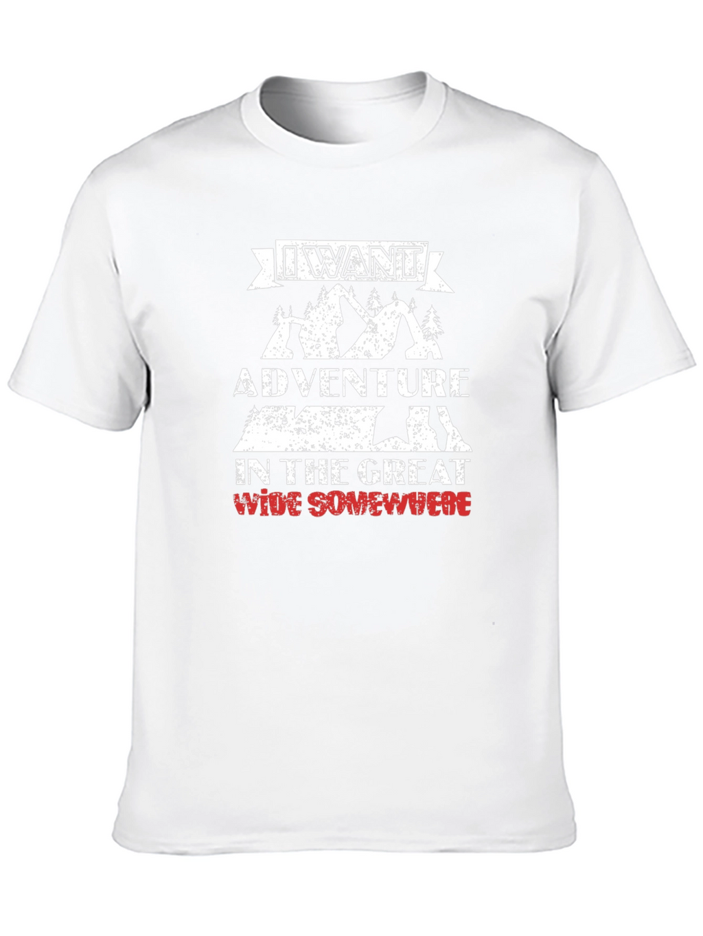 Adventure Awaits Graphic Tee - Black