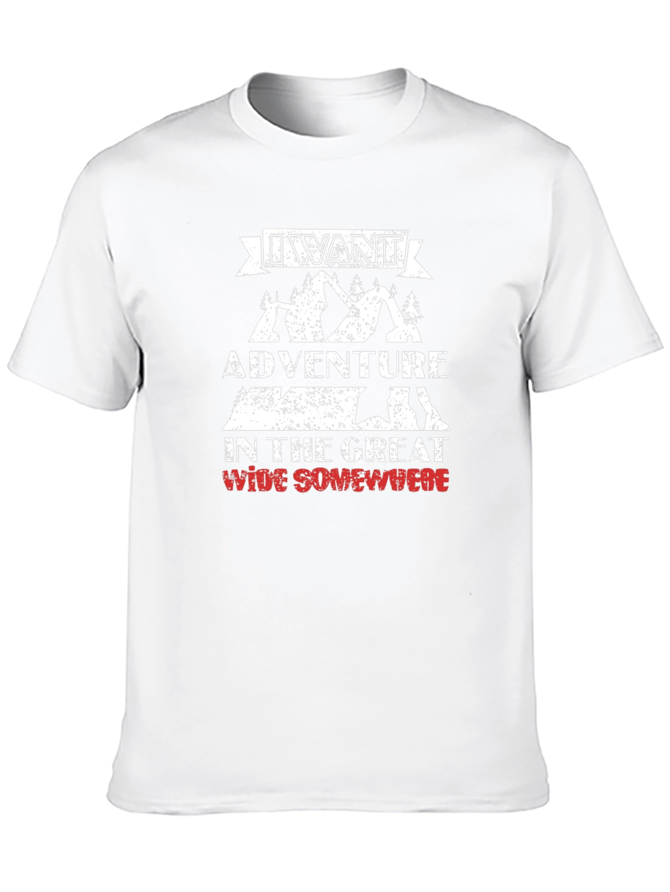 Adventure Awaits Graphic Tee - Black