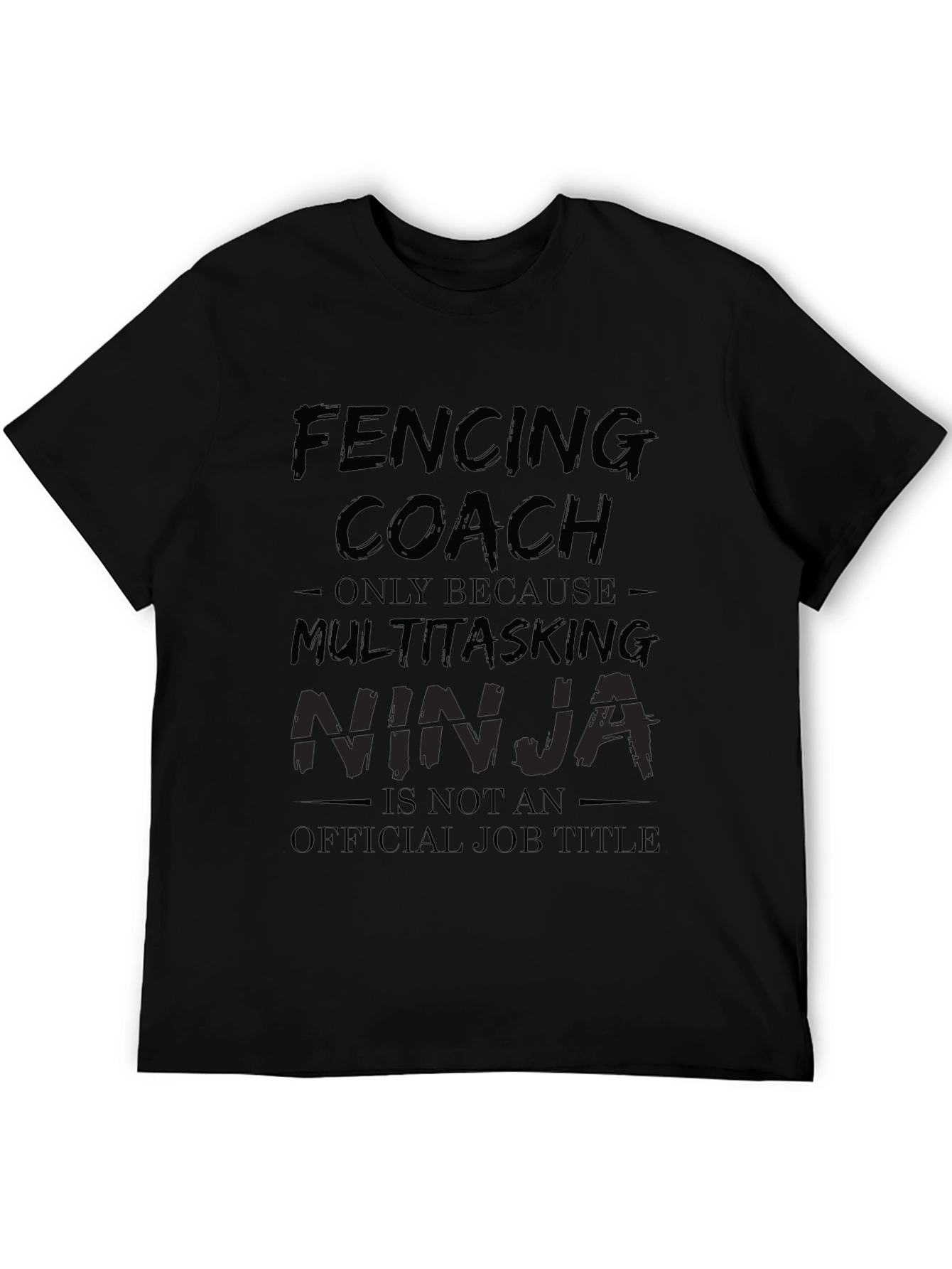 Fencing Coach Multitasking Ninja T-Shirt
