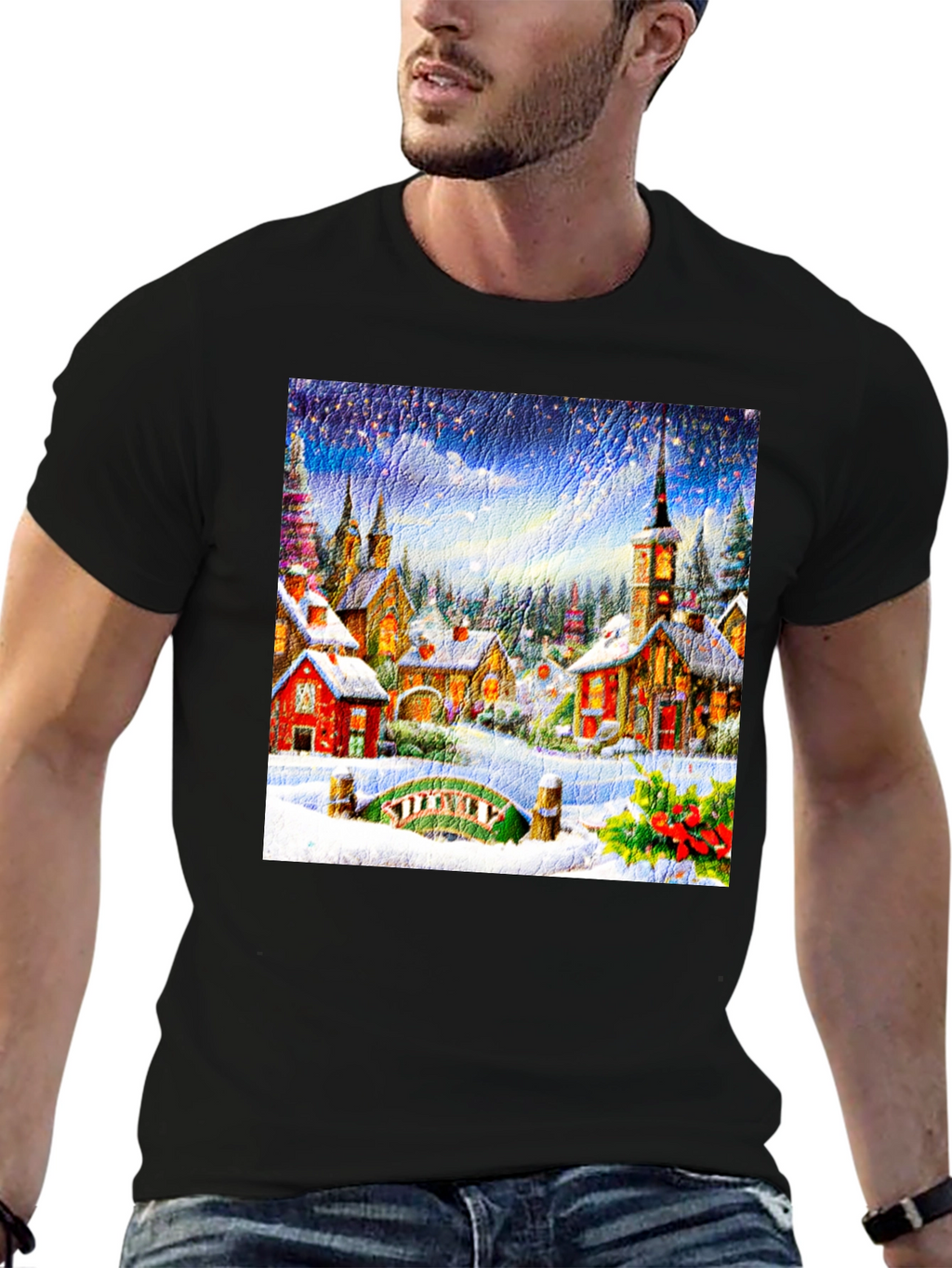 Winter Village Graphic Tee