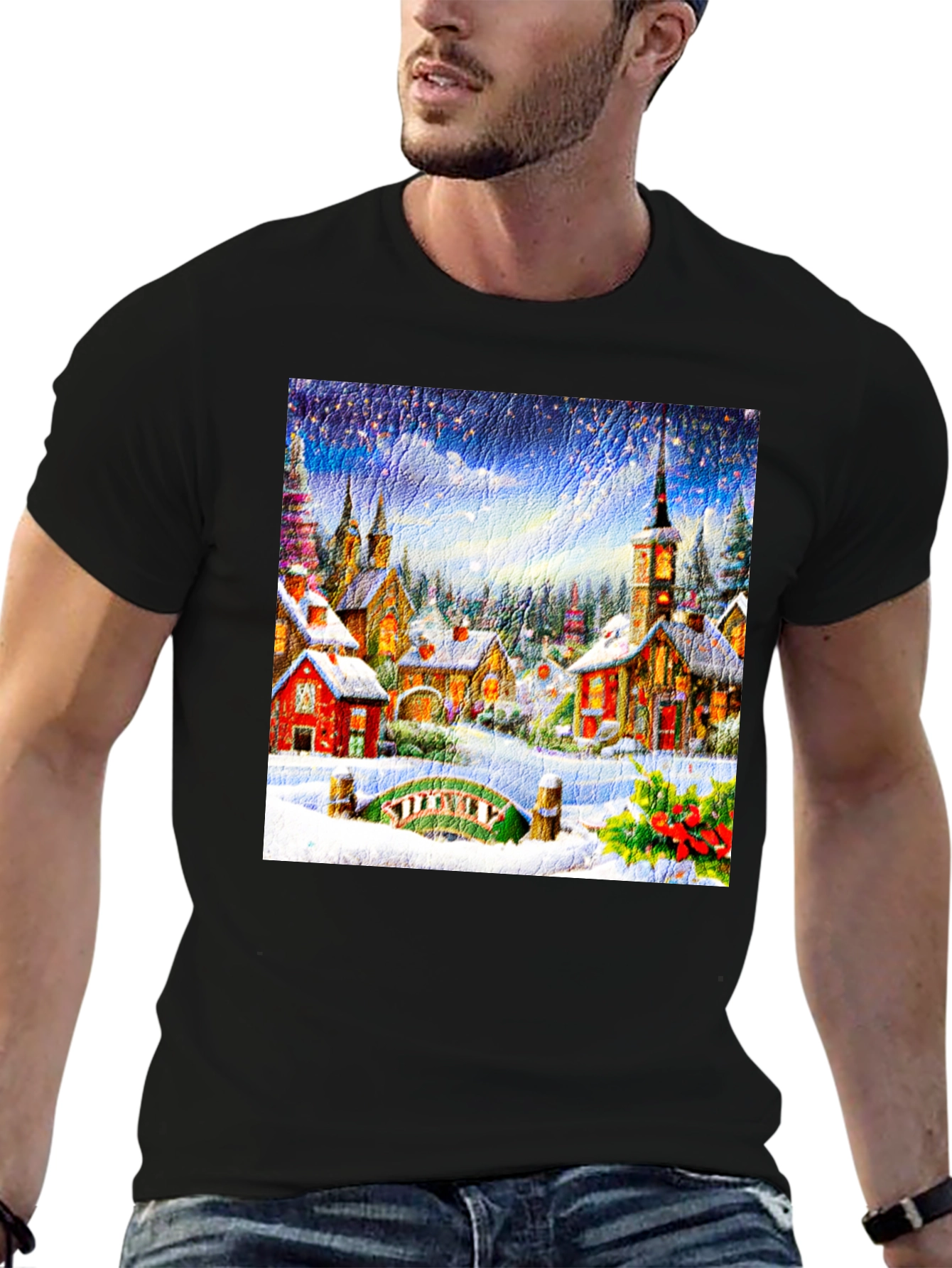 Winter Village Graphic Tee