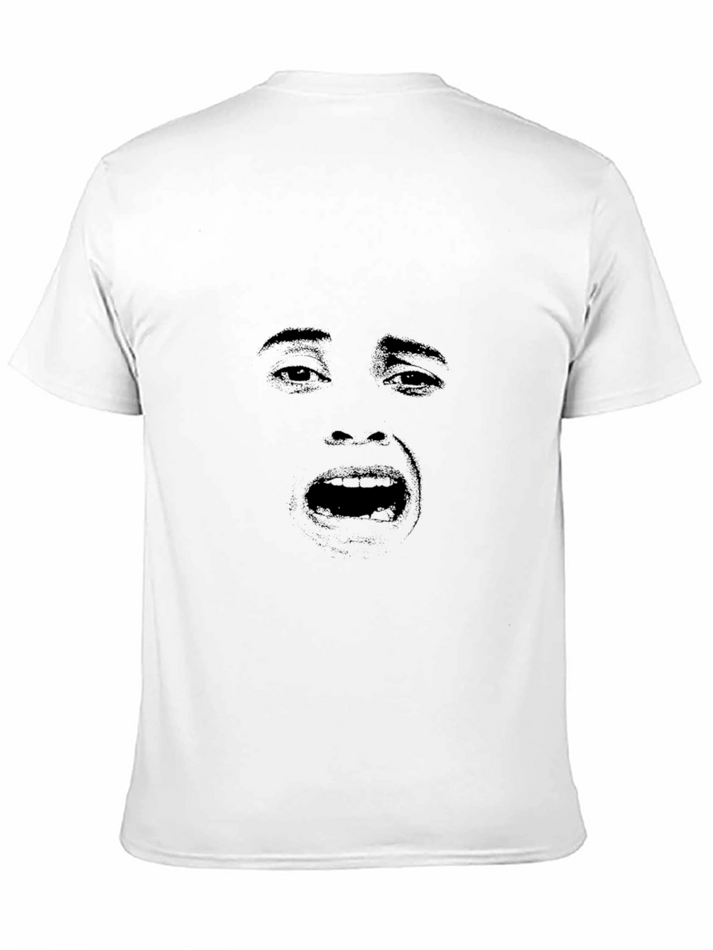 Face Graphic Black T-Shirt - Unisex Soft Cotton Tee