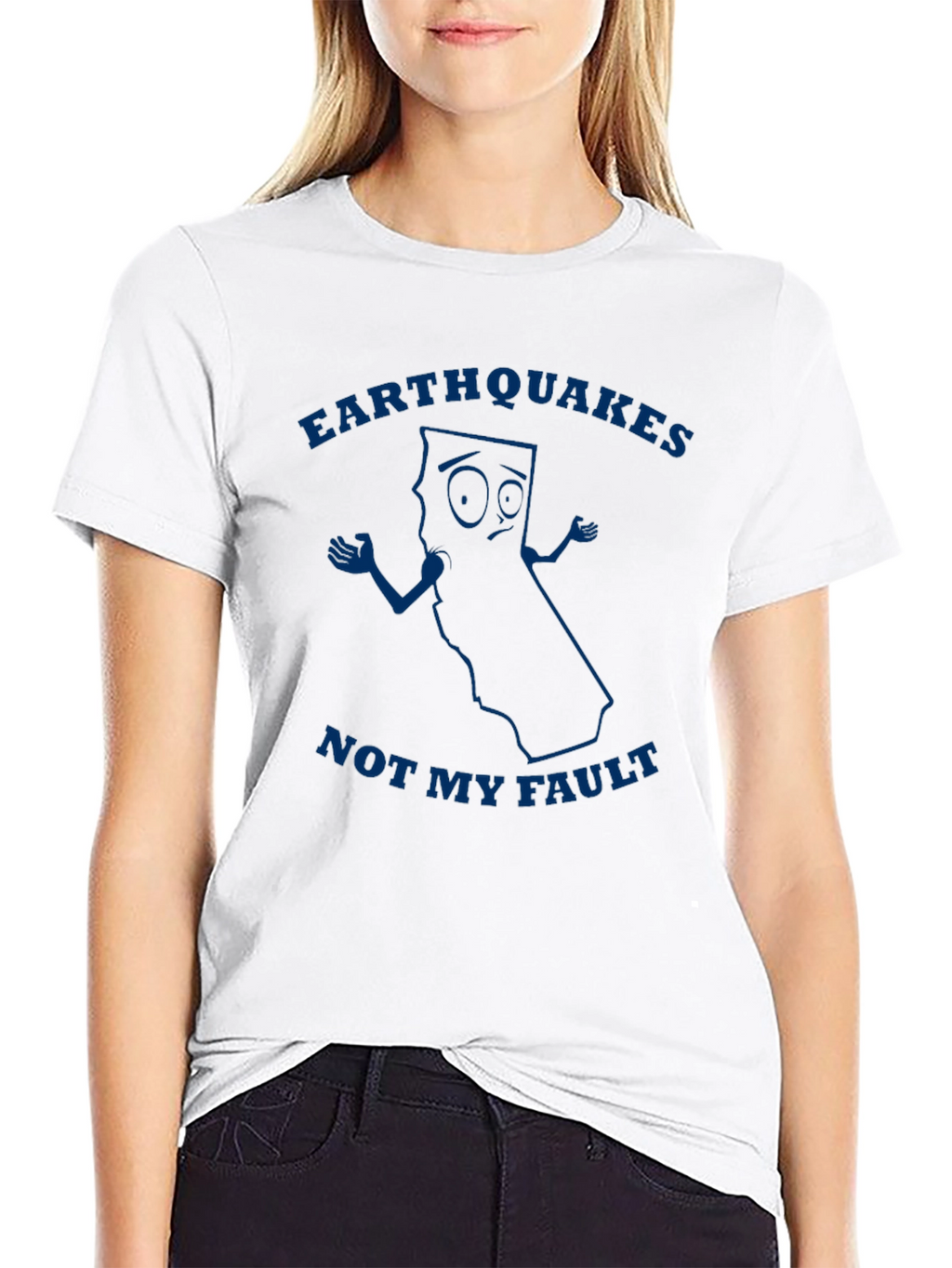 Earthquakes Not My Fault Graphic T-Shirt