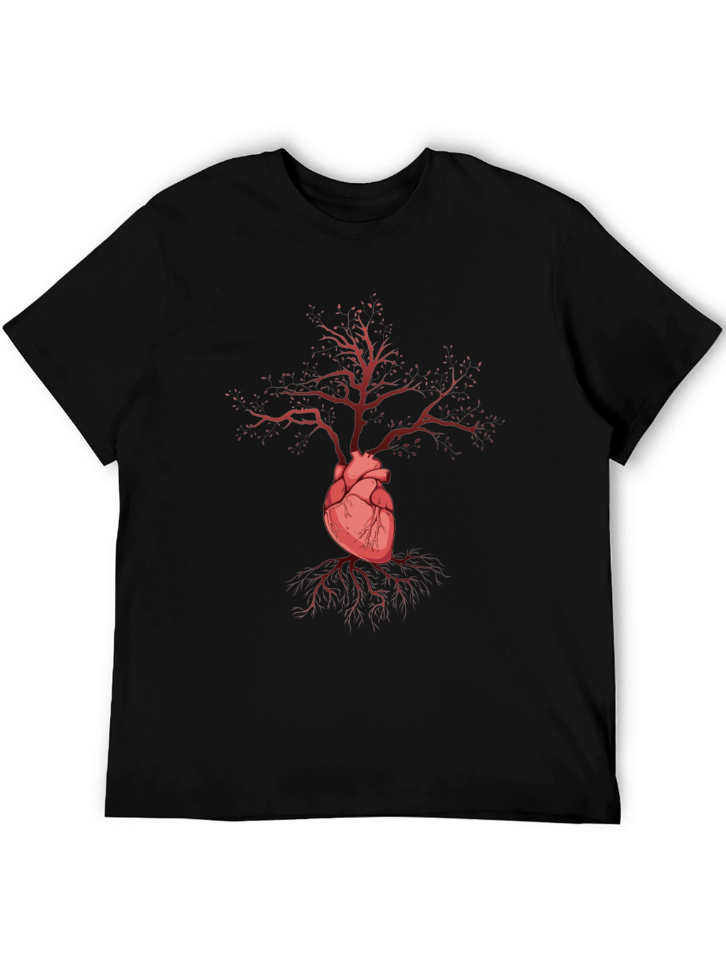 Heart Tree Graphic Tee - Stylish & Unique
