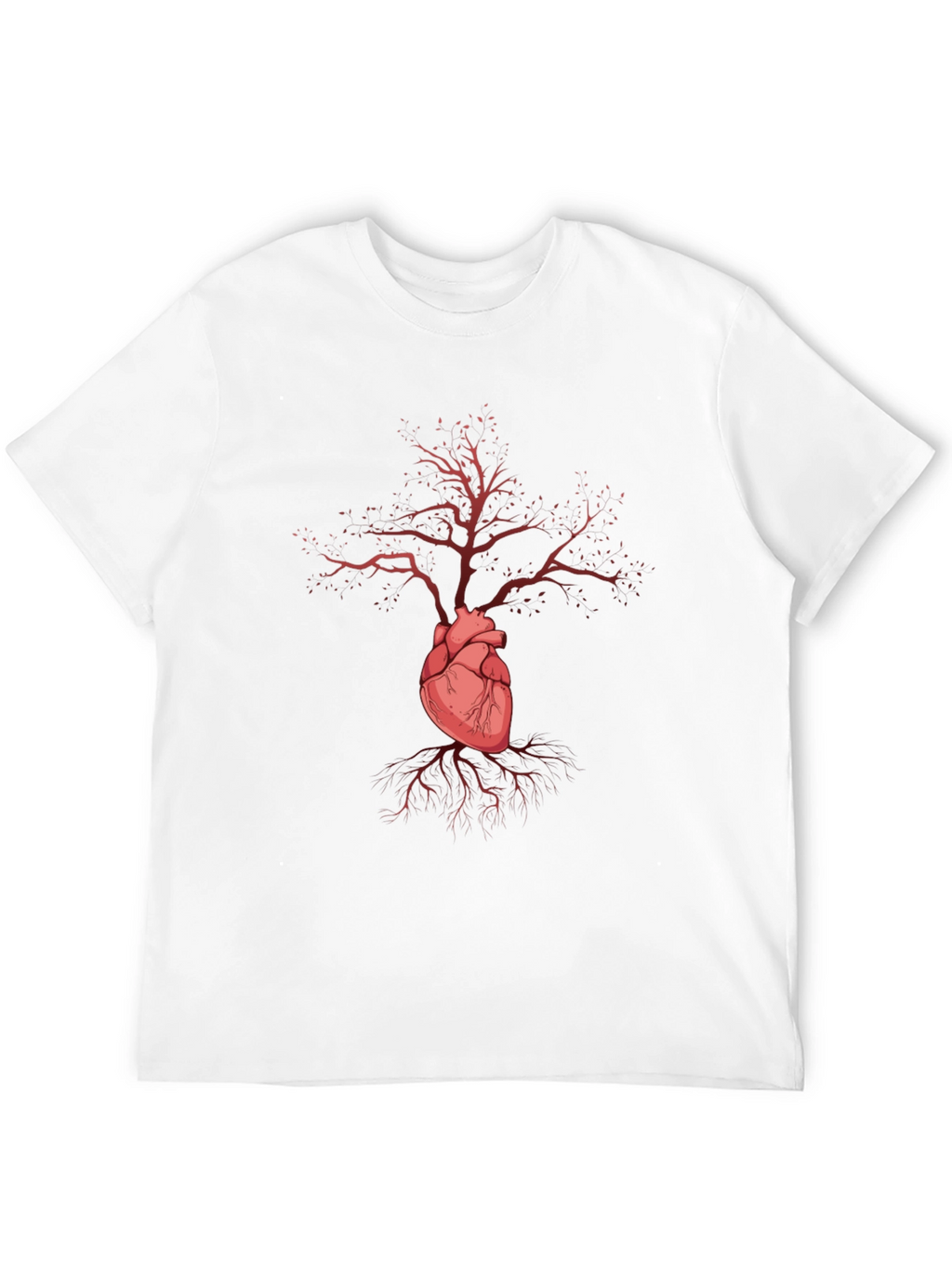 Heart Tree Graphic Tee - Stylish & Unique