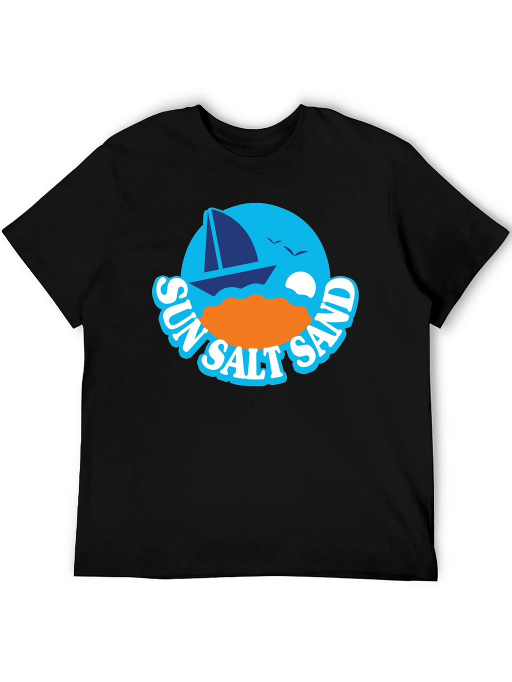 Sun Salt Sand Graphic T-Shirt - Black