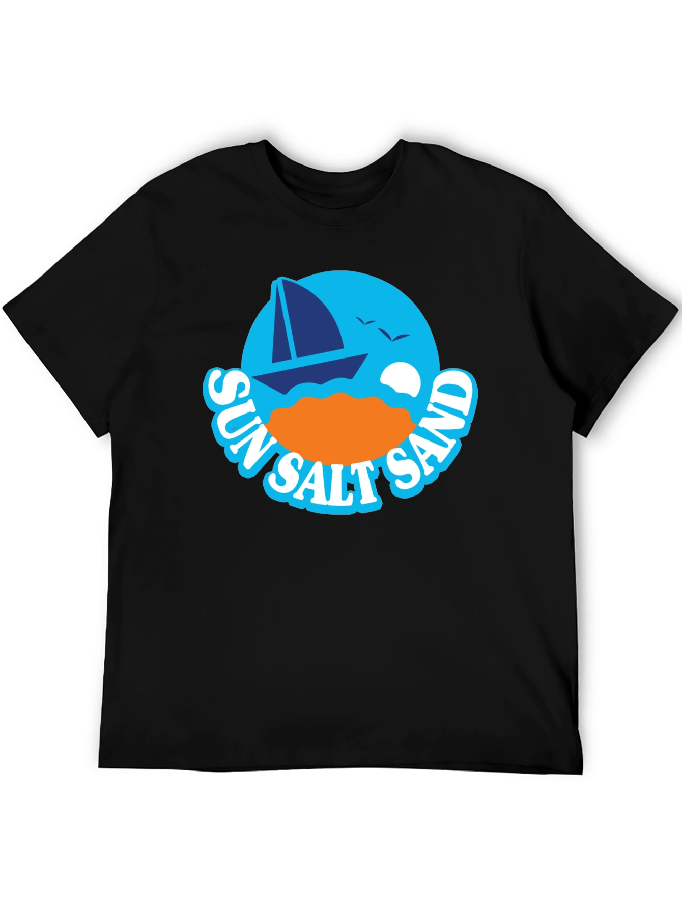 Sun Salt Sand Graphic T-Shirt - Black