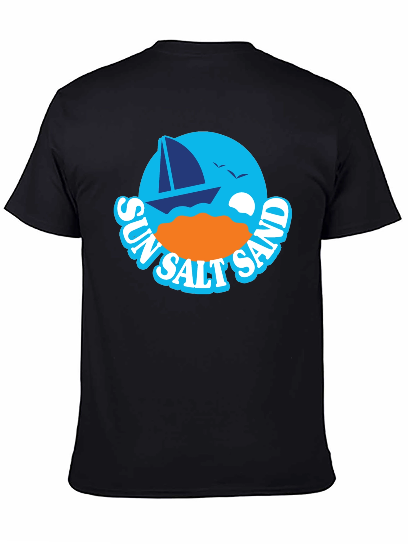 Sun Salt Sand Graphic T-Shirt - Black