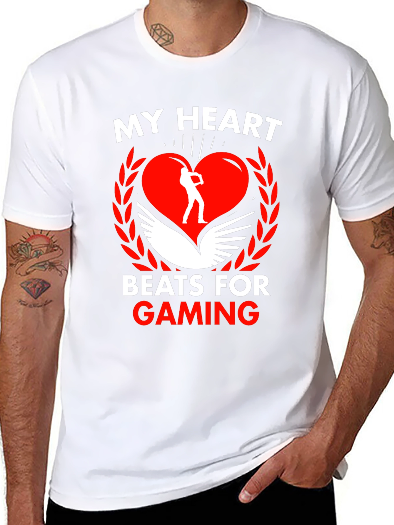 Gamer Heartbeat T-Shirt - Gaming Passion