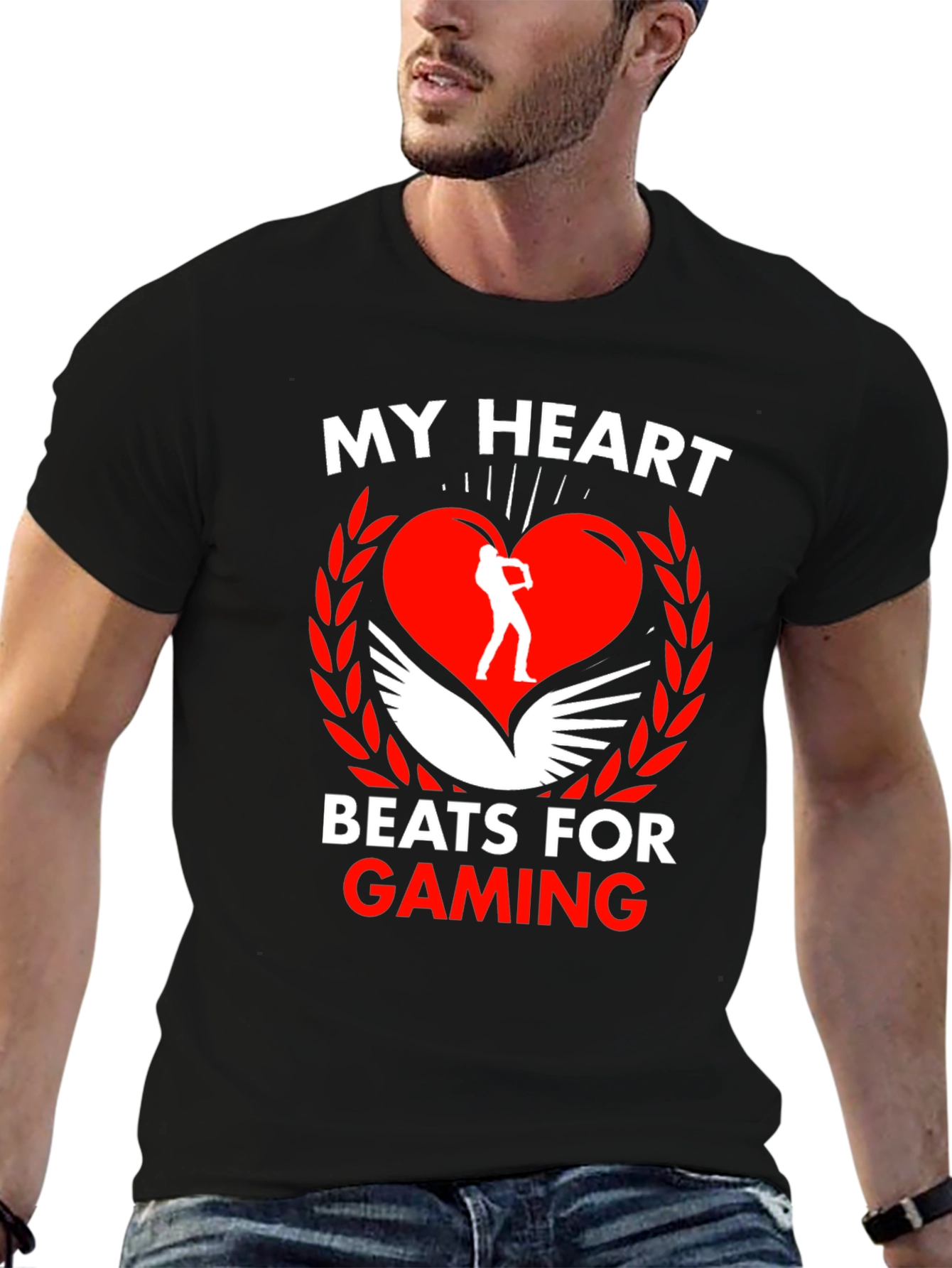 Gamer Heartbeat T-Shirt - Gaming Passion