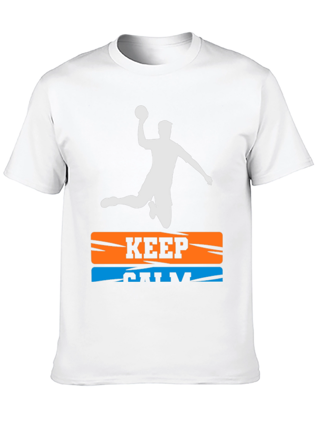 Keep Calm Handball T-Shirt - Player Silhouette Graphic Tee