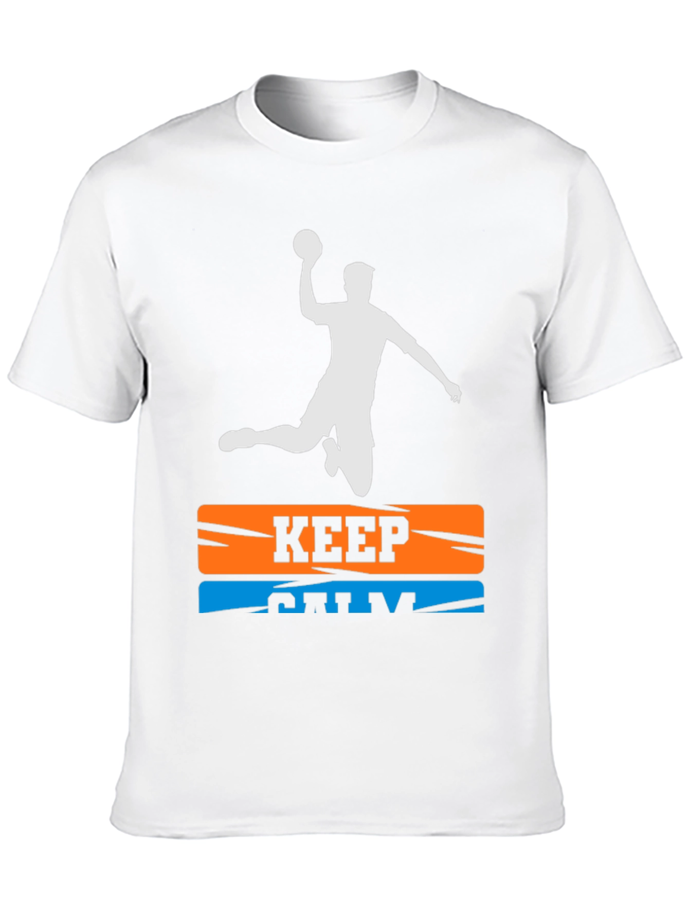 Keep Calm Handball T-Shirt - Player Silhouette Graphic Tee