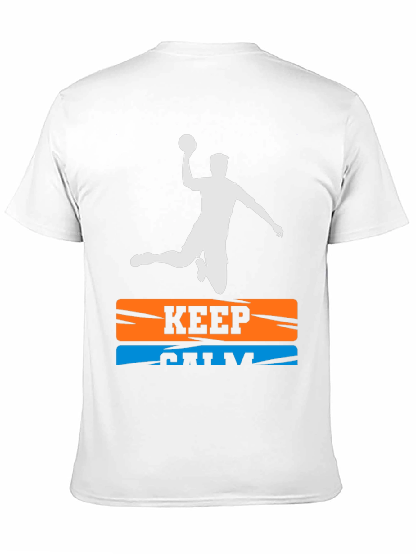 Keep Calm Handball T-Shirt - Player Silhouette Graphic Tee