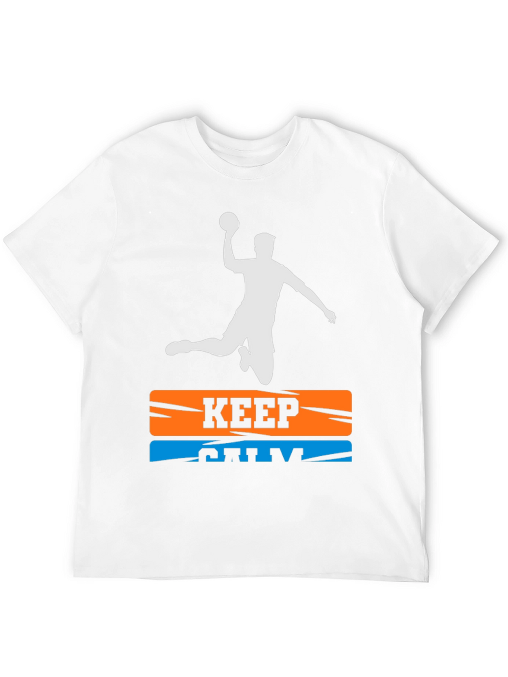 Keep Calm Handball T-Shirt - Player Silhouette Graphic Tee